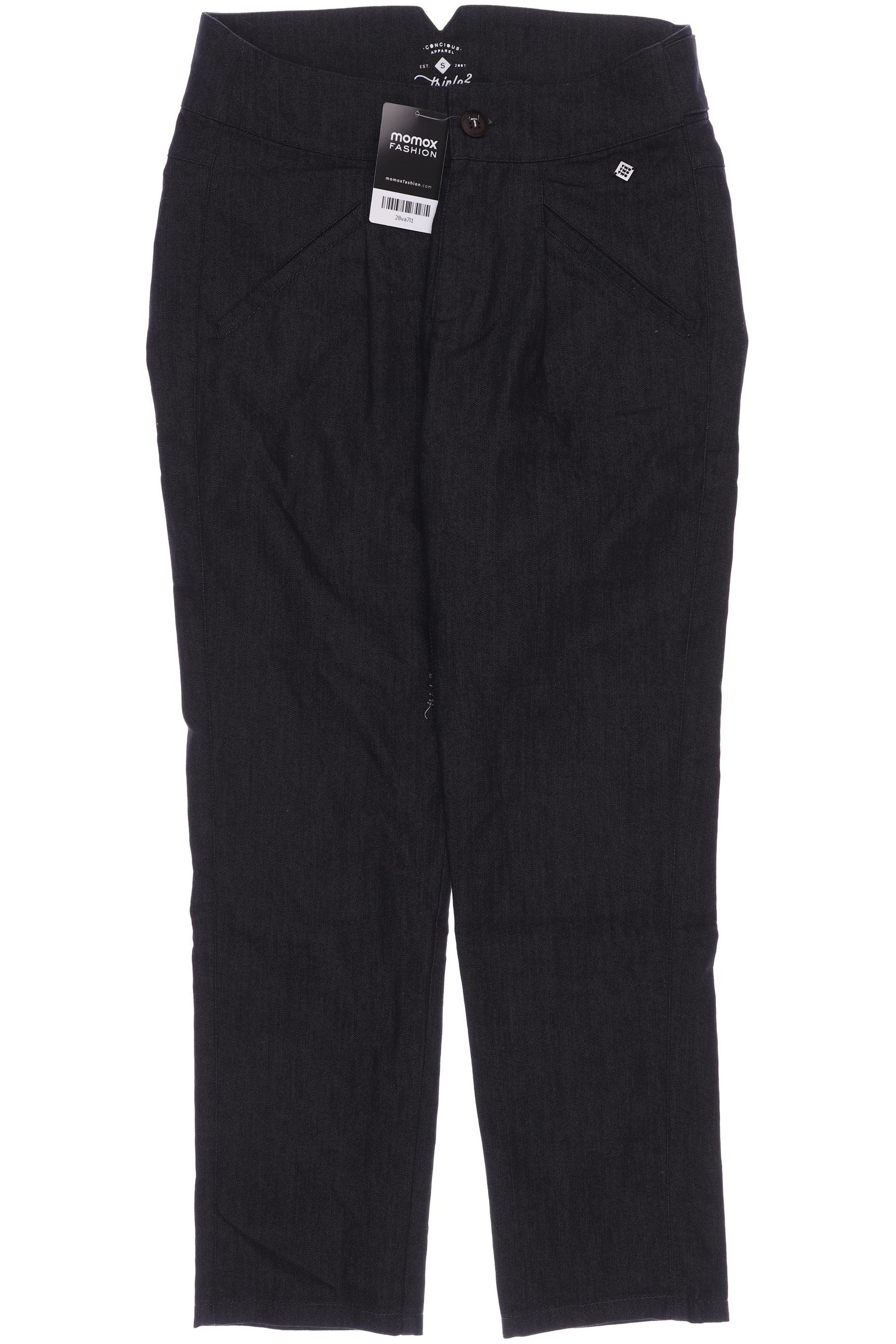 

triple2 Damen Stoffhose, schwarz