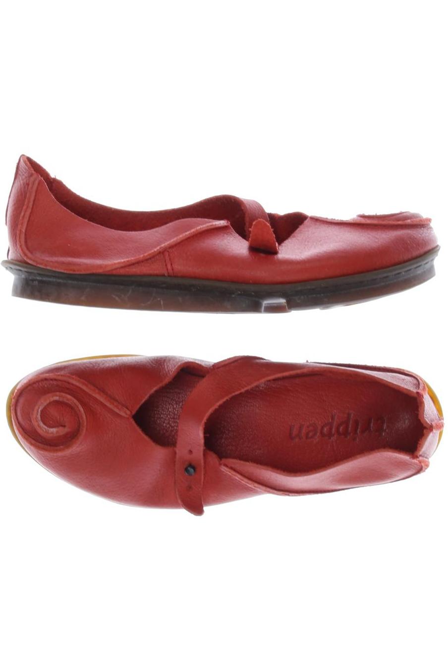 

trippen Damen Halbschuh, rot, Gr. 38