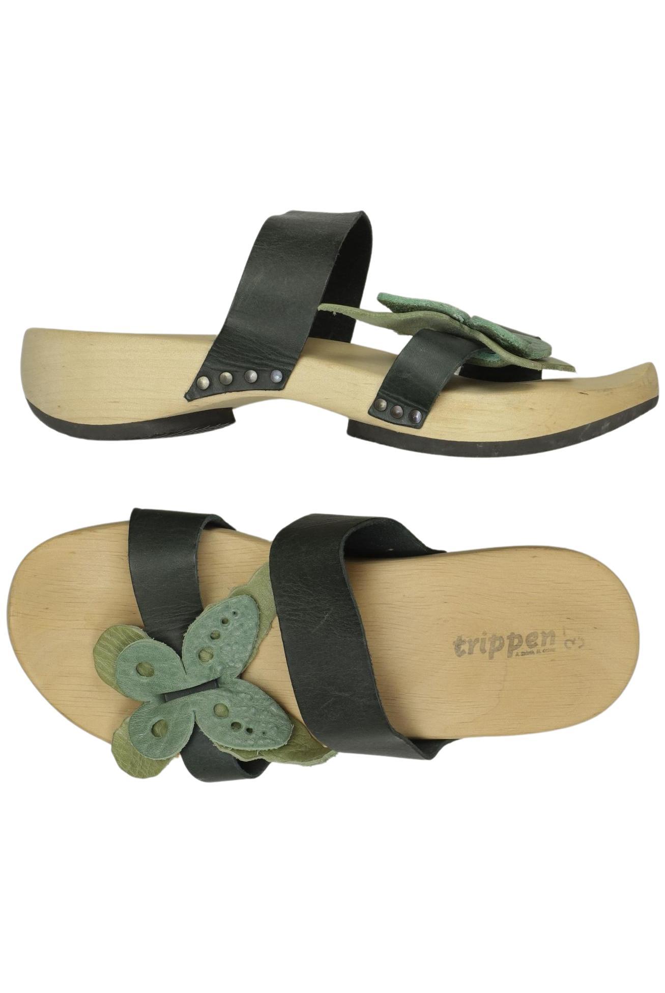 

trippen Damen Sandale, grün, Gr. 37