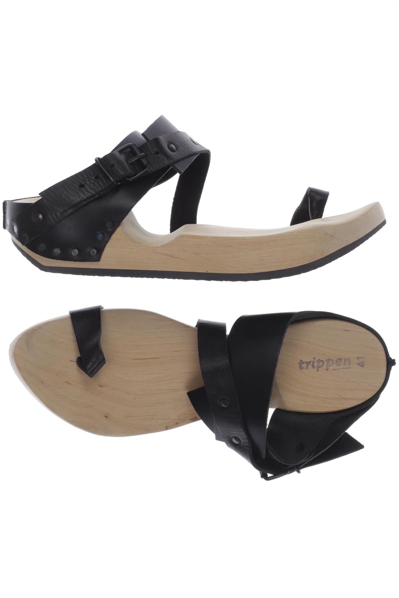 

trippen Damen Sandale, schwarz, Gr. 41