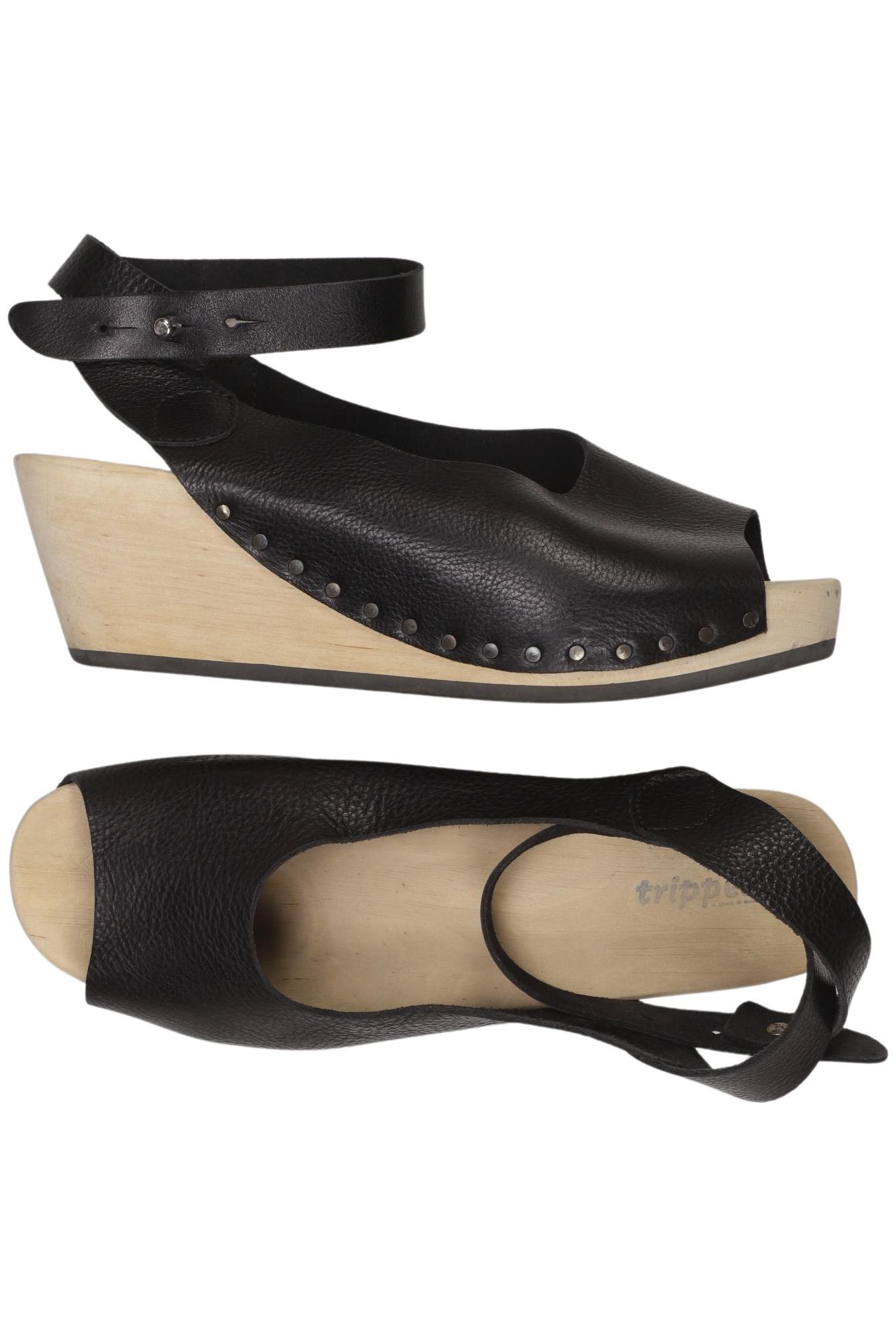 

trippen Damen Sandale, schwarz, Gr. 41