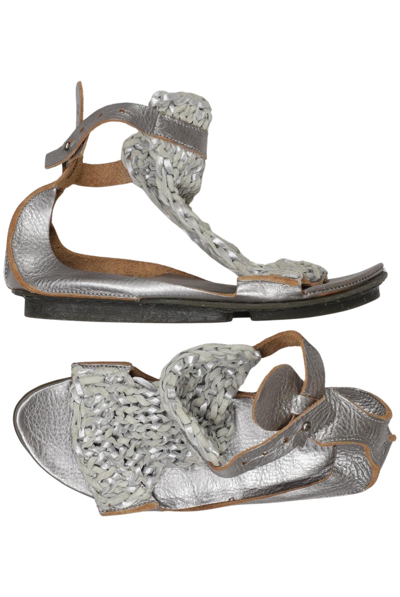 

trippen Damen Sandale, silber, Gr. 39