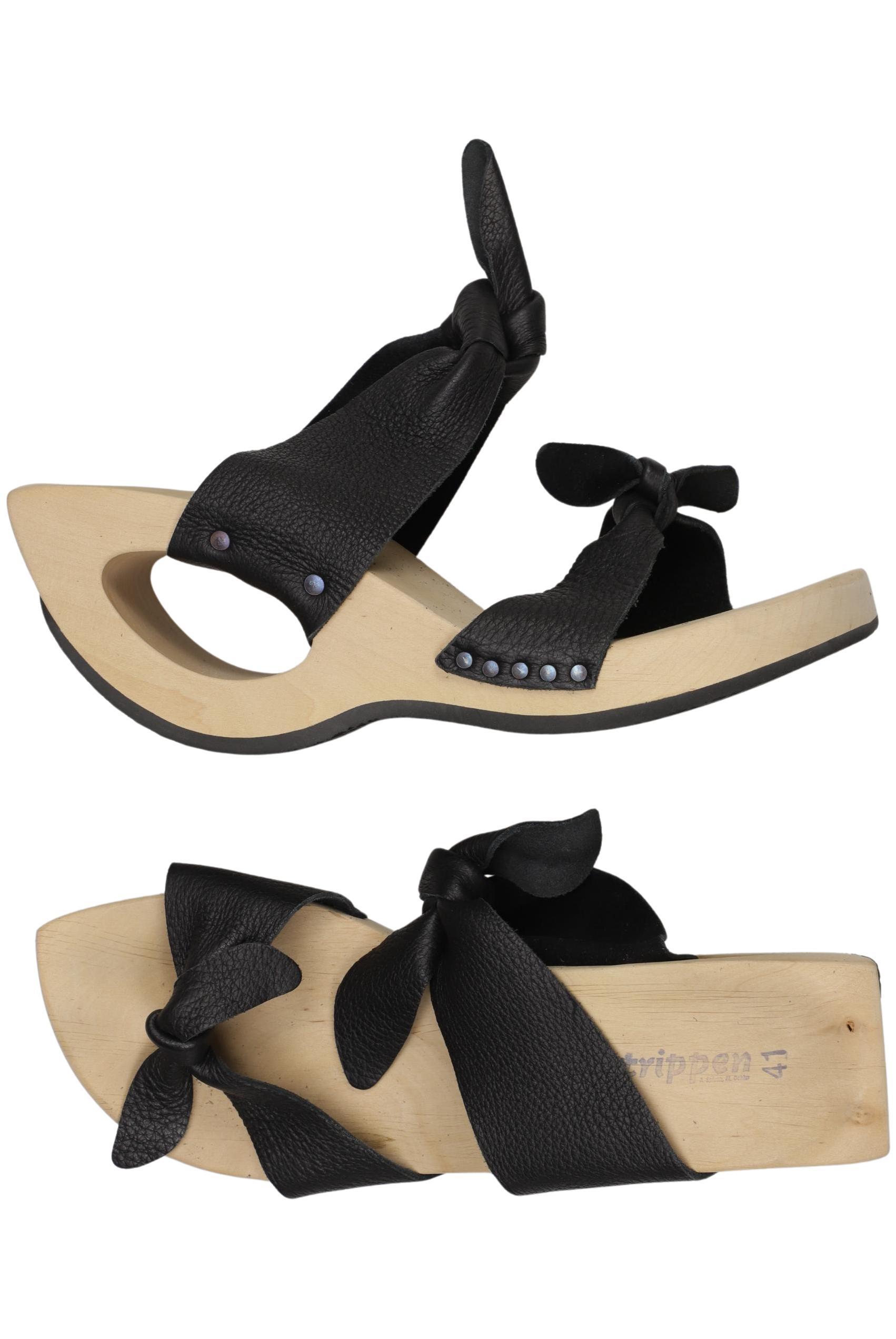 

trippen Damen Sandale, schwarz, Gr. 41