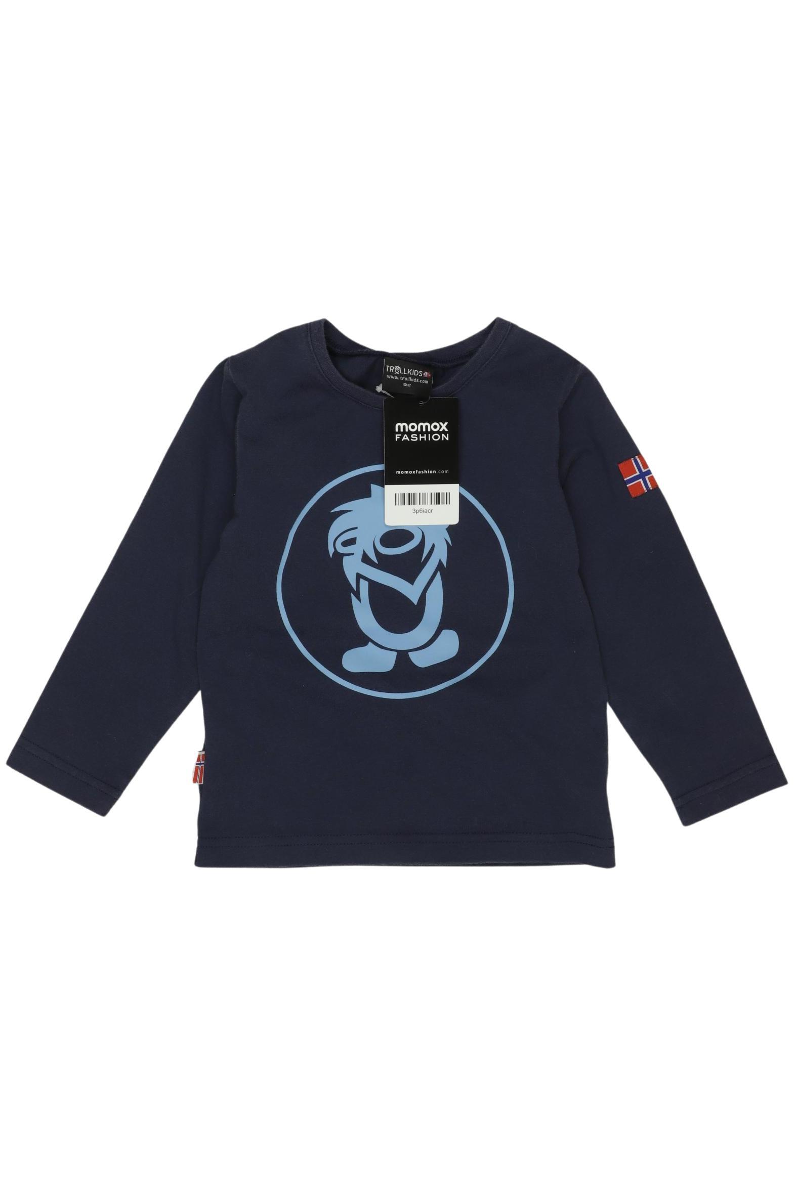 

Trollkids Jungen Langarmshirt, marineblau, Gr. 92