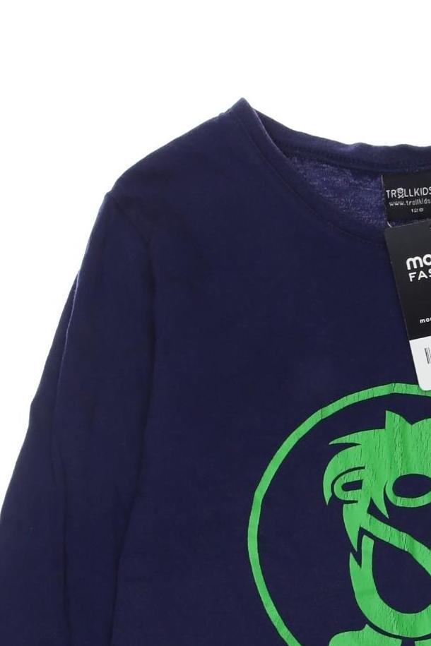 Thumbnail - Trollkids Jungen Langarmshirt, marineblau, Gr. 128