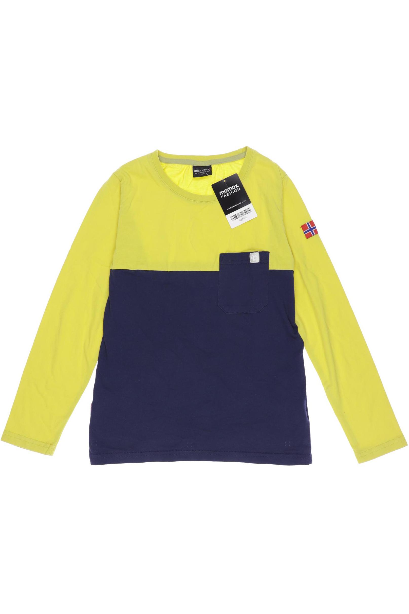 

Trollkids Herren Langarmshirt, gelb, Gr. 140