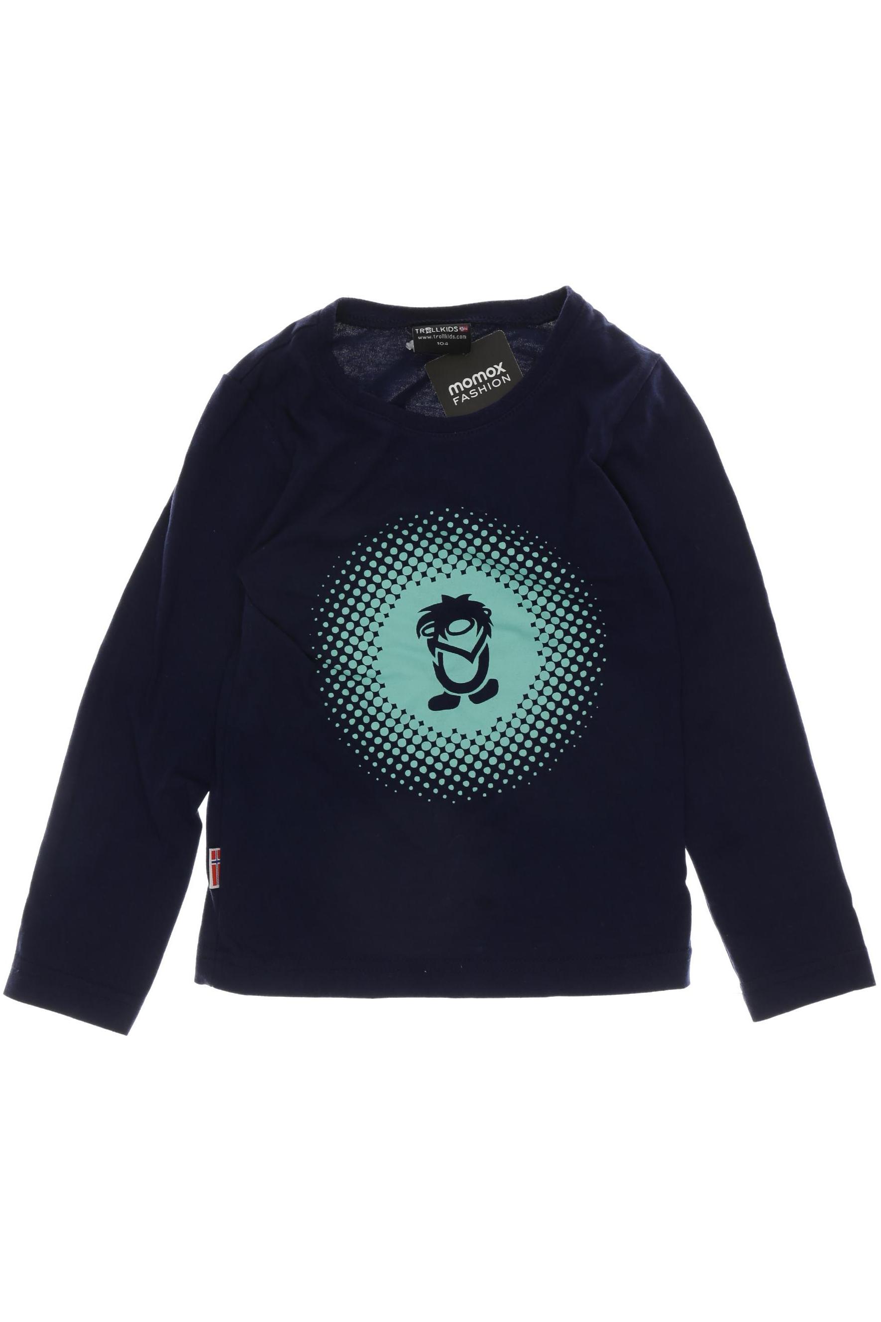 

Trollkids Jungen Langarmshirt, blau, Gr. 104