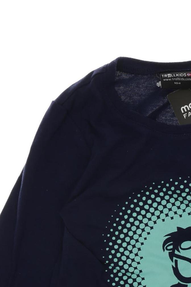 Thumbnail - Trollkids Jungen Langarmshirt, blau, Gr. 104