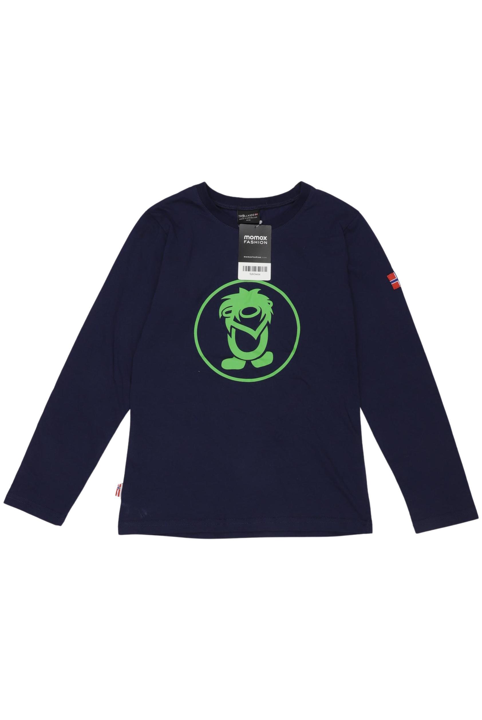 

Trollkids Herren Langarmshirt, marineblau, Gr. 140
