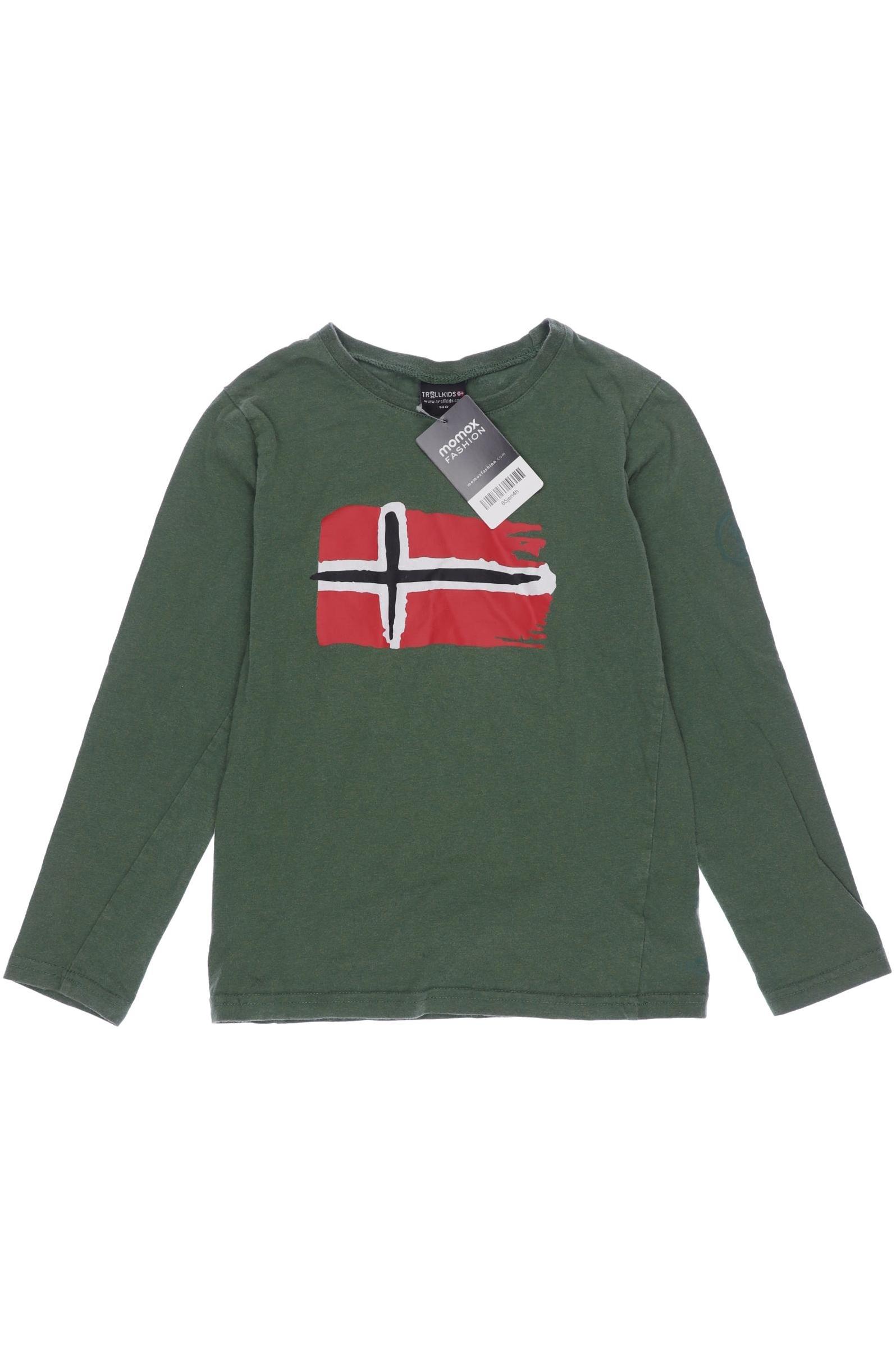 

Trollkids Herren Langarmshirt, grün, Gr. 140