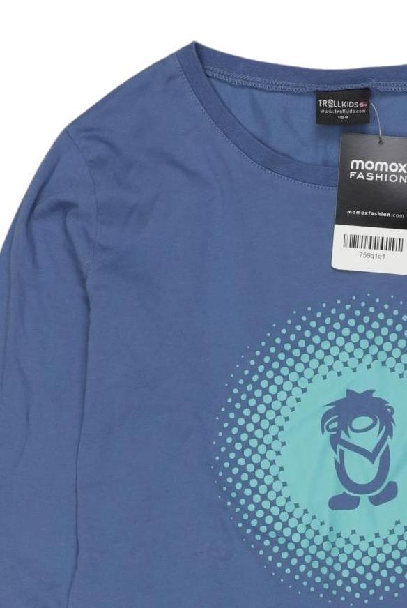 Thumbnail - Trollkids Jungen Langarmshirt, blau, Gr. 164