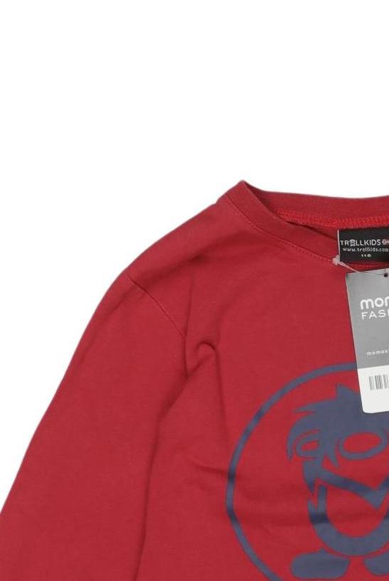 Thumbnail - Trollkids Jungen Langarmshirt, rot, Gr. 116