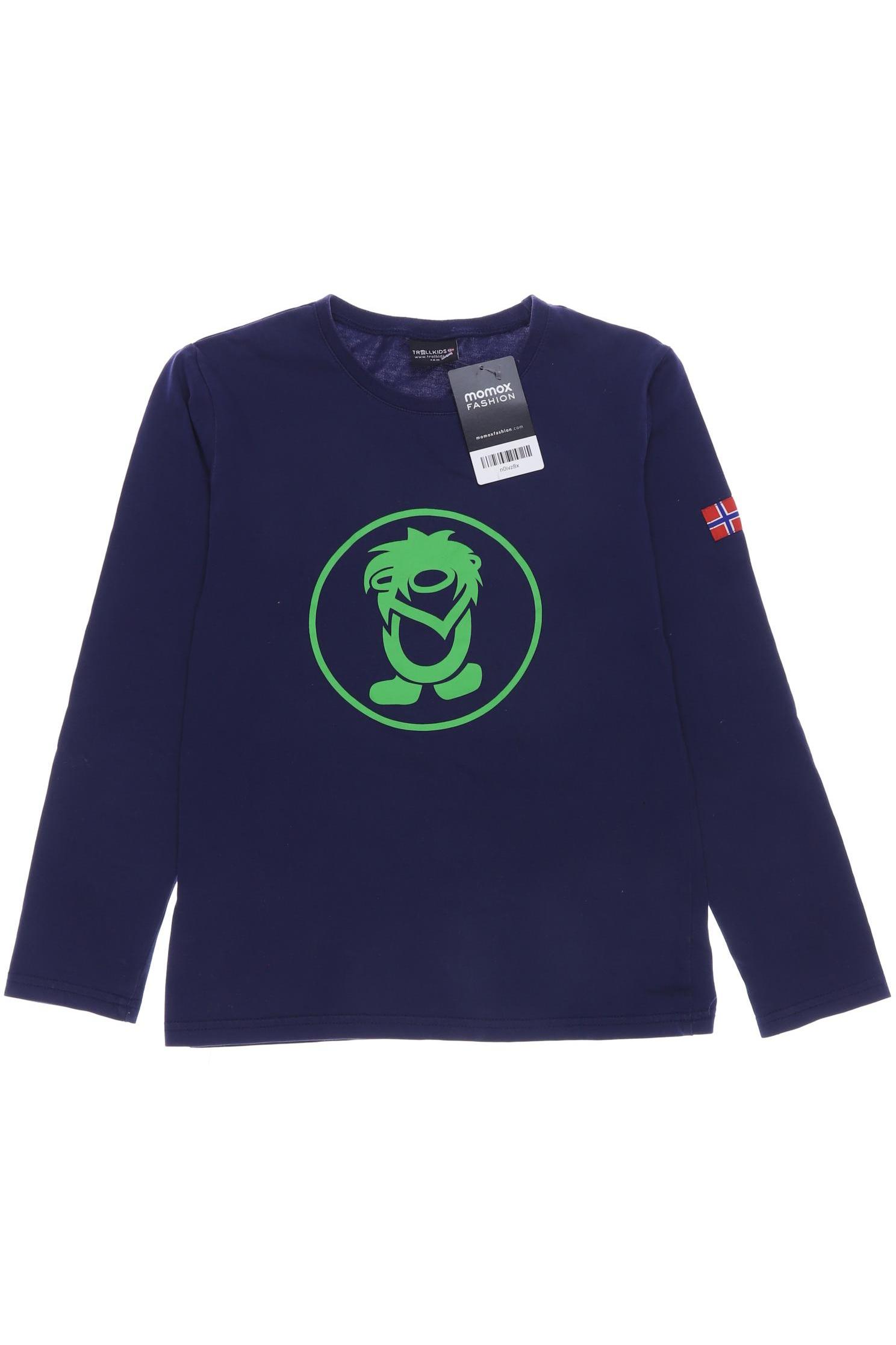 

Trollkids Herren Langarmshirt, marineblau, Gr. 140