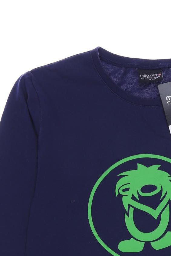 Thumbnail - Trollkids Jungen Langarmshirt, marineblau, Gr. 140
