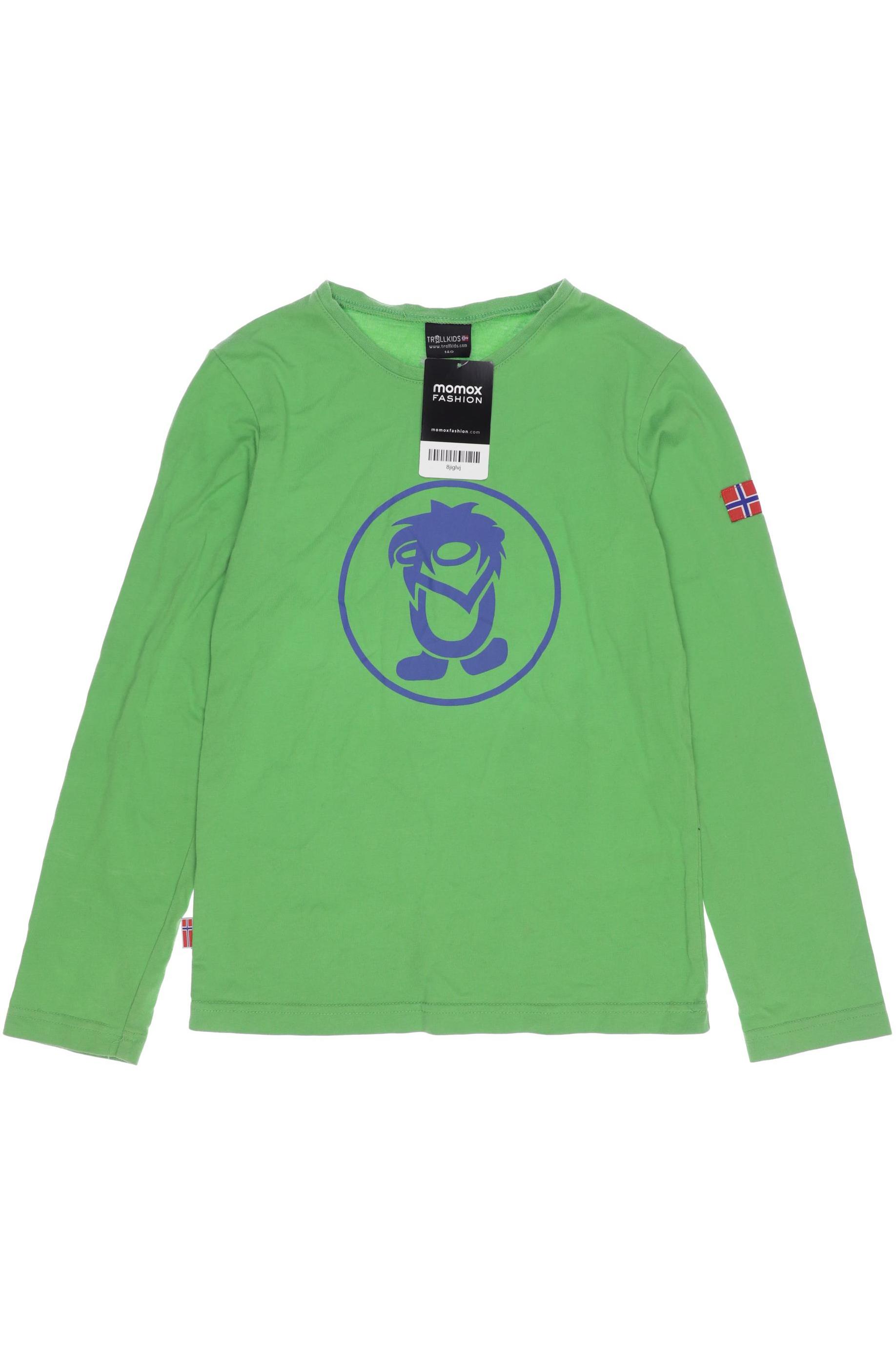 

Trollkids Herren Langarmshirt, grün, Gr. 140