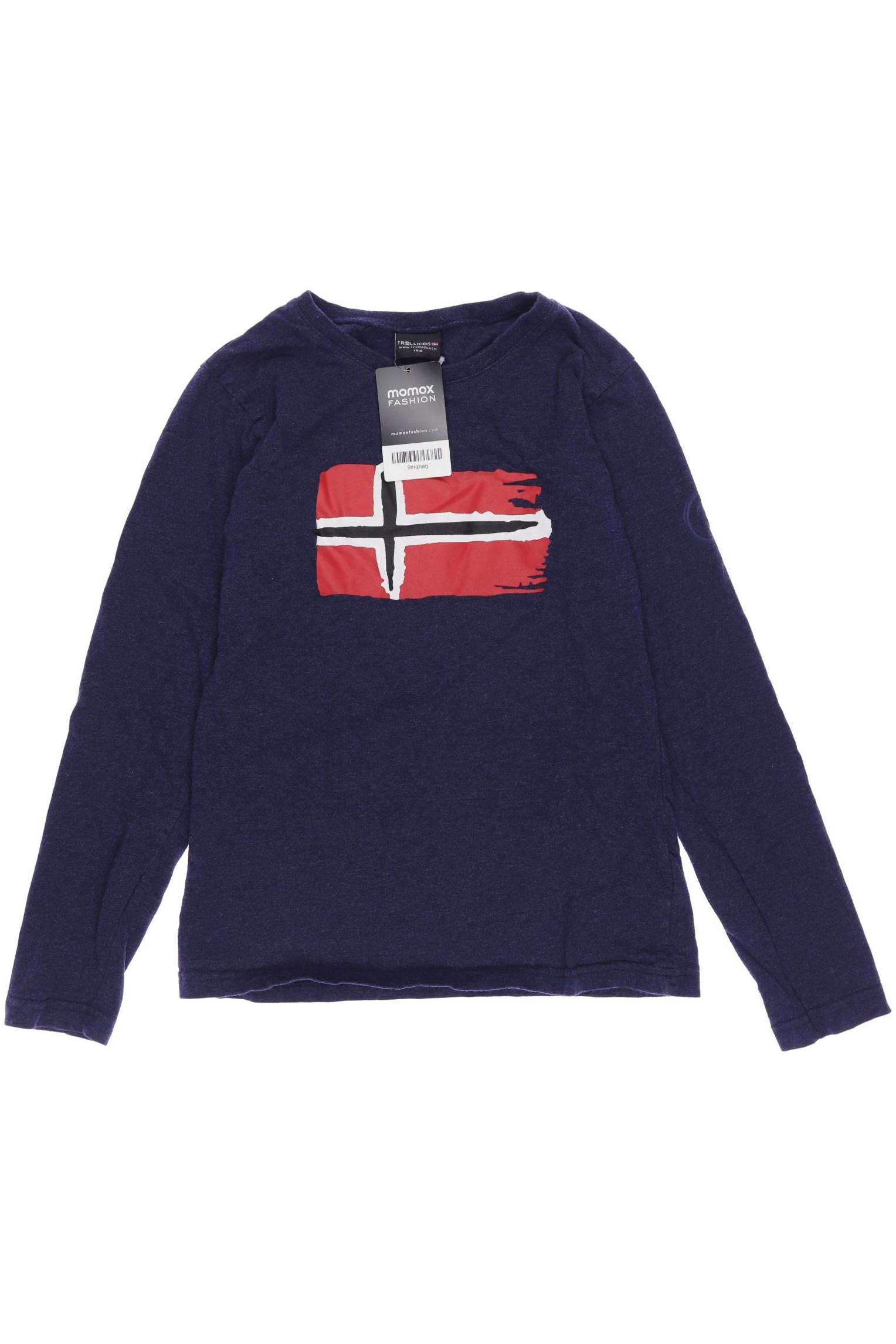 

Trollkids Herren Langarmshirt, marineblau, Gr. 152