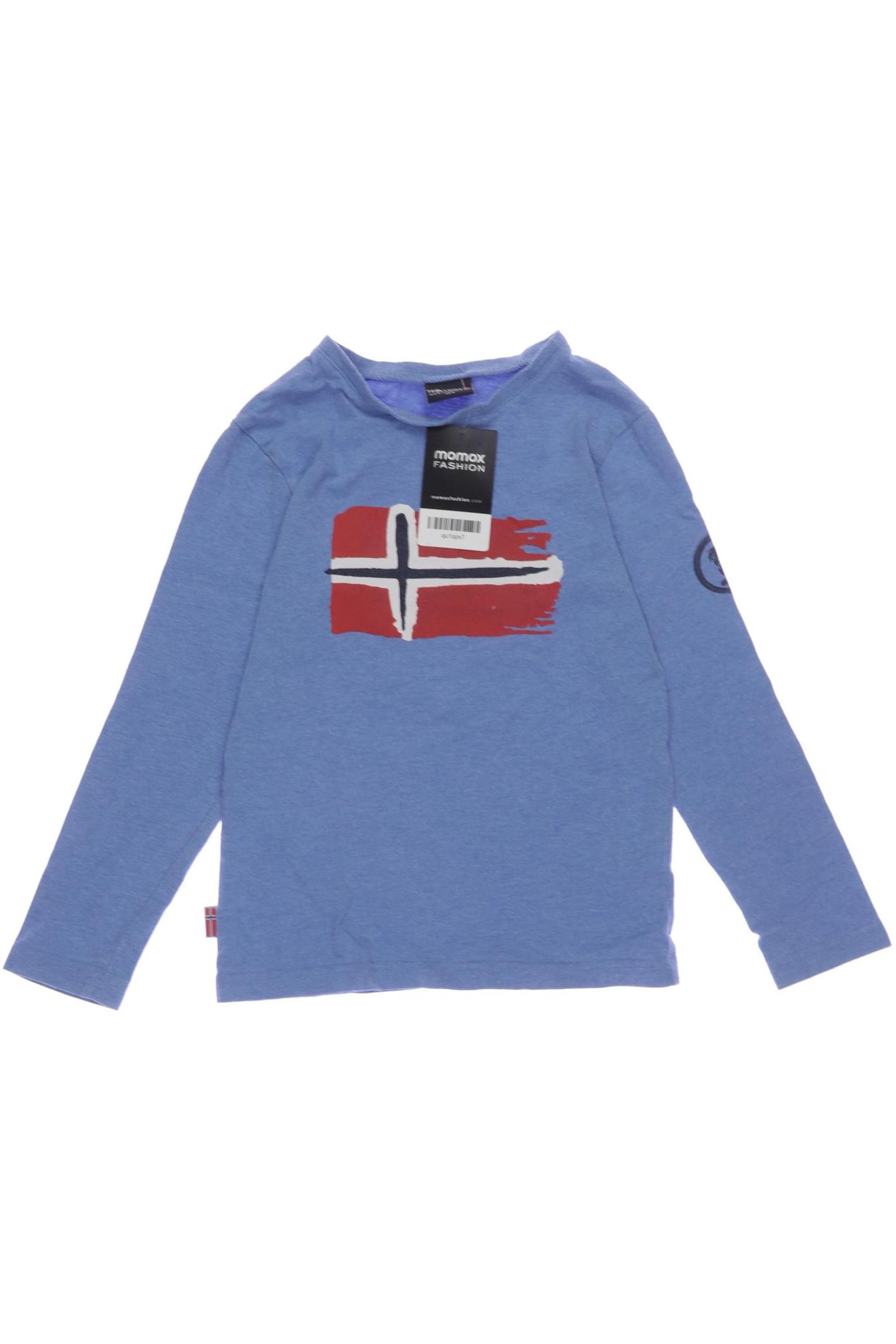 

Trollkids Herren Langarmshirt, blau, Gr. 128