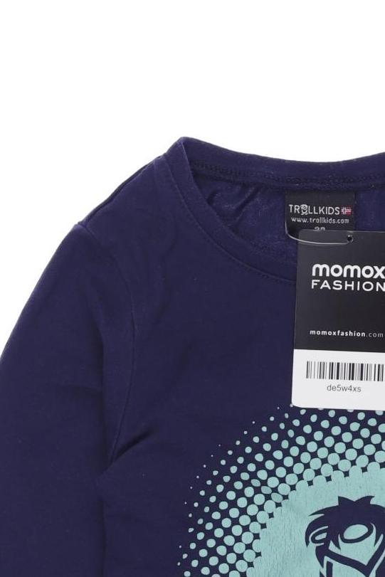 Thumbnail - Trollkids Jungen Langarmshirt, marineblau, Gr. 98