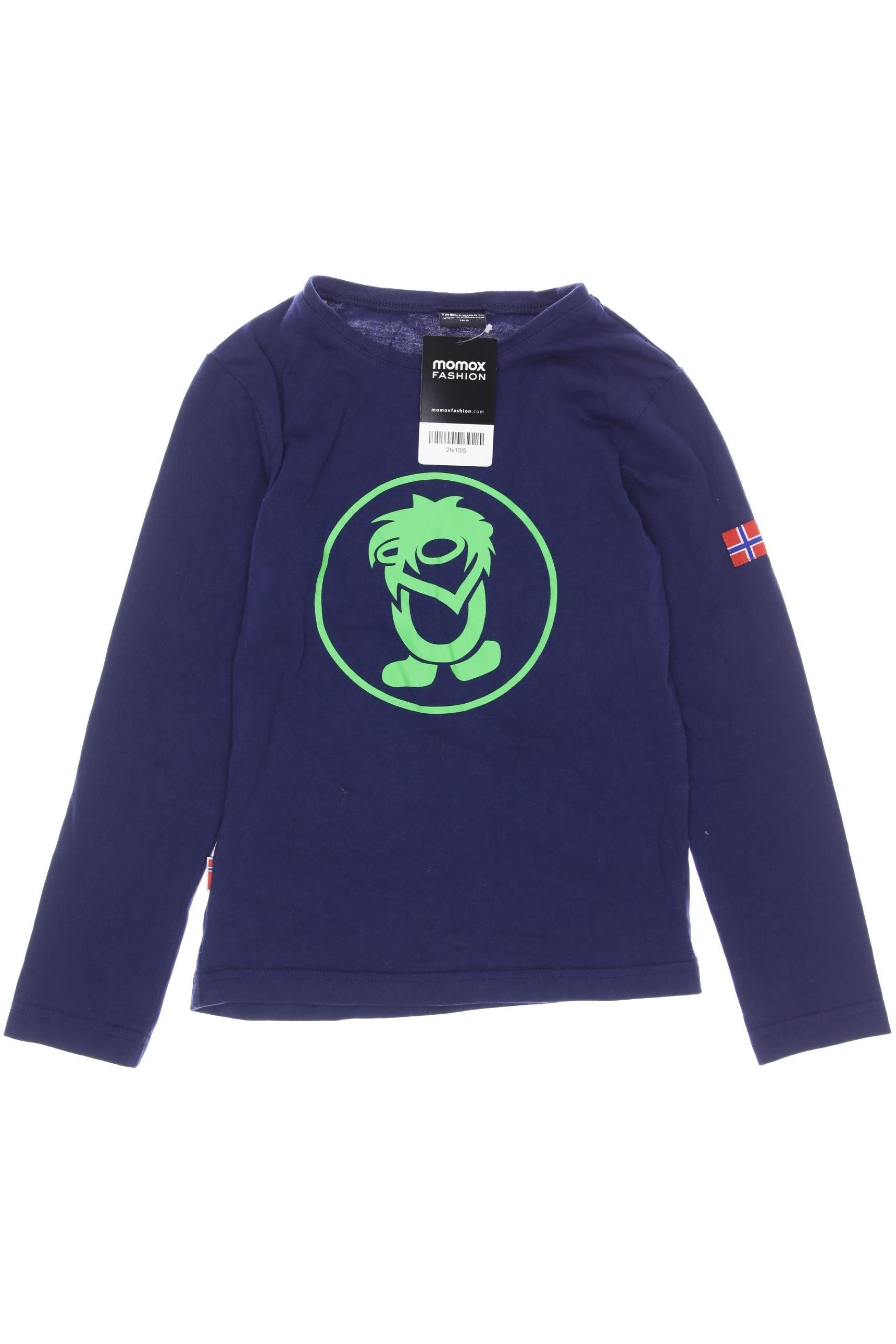 

Trollkids Jungen Langarmshirt, marineblau, Gr. 128