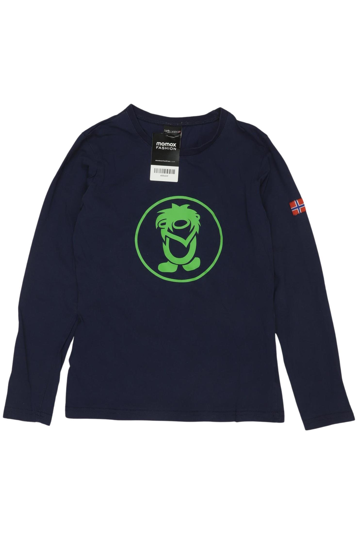 

Trollkids Herren Langarmshirt, marineblau, Gr. 152