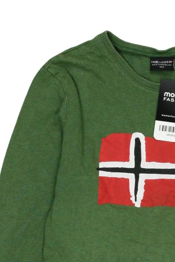 Thumbnail - Trollkids Jungen Langarmshirt, grün, Gr. 152