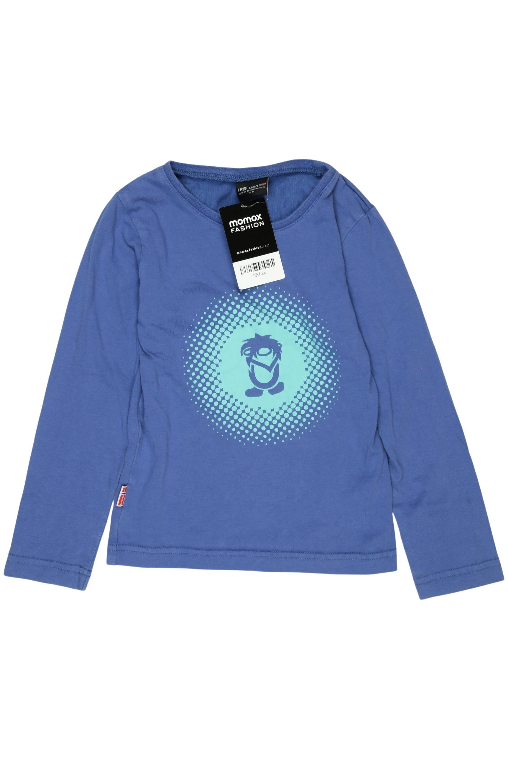 

Trollkids Herren Langarmshirt, blau, Gr. 116