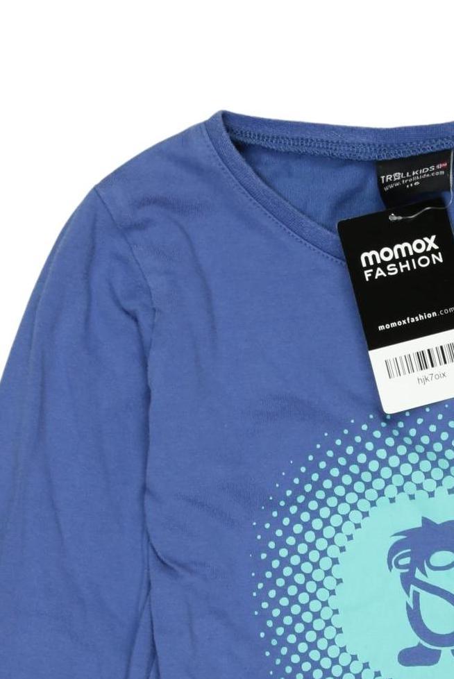 Thumbnail - Trollkids Jungen Langarmshirt, blau, Gr. 116