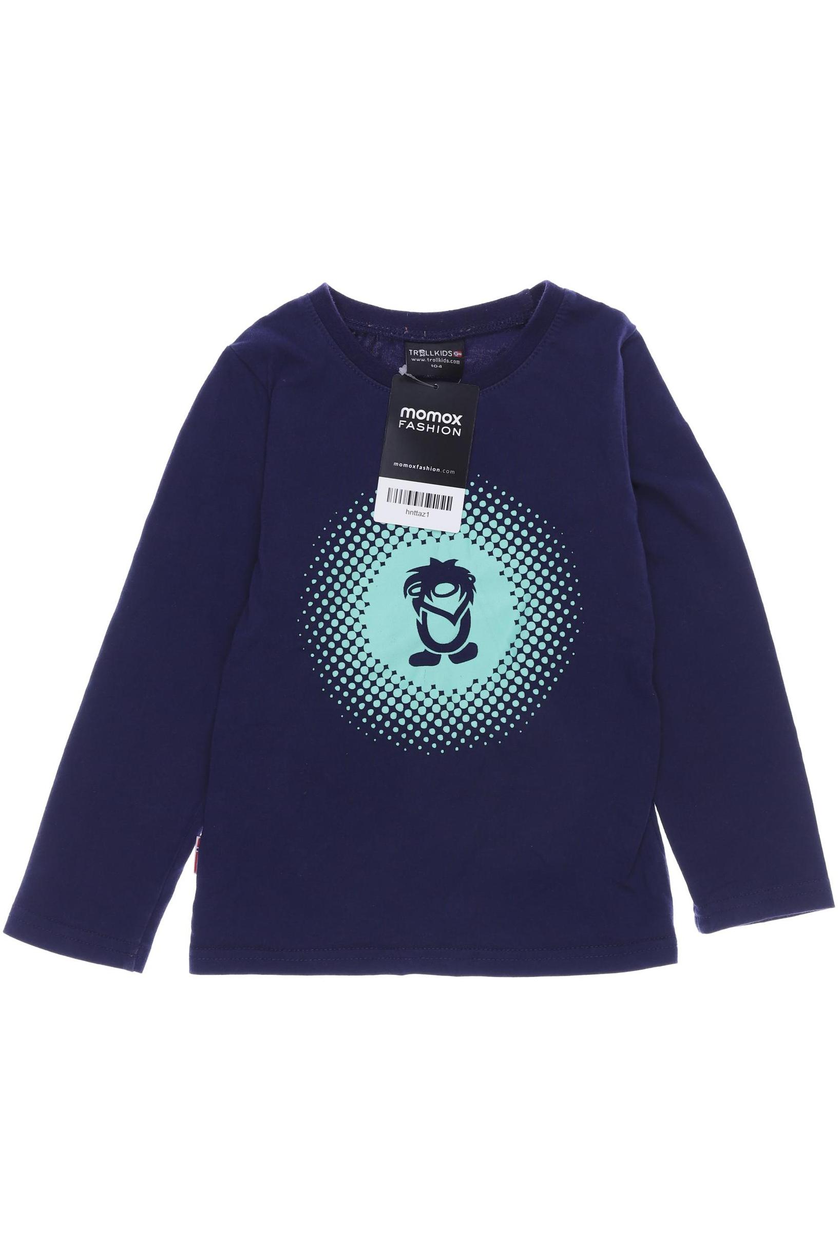 

Trollkids Jungen Langarmshirt, marineblau