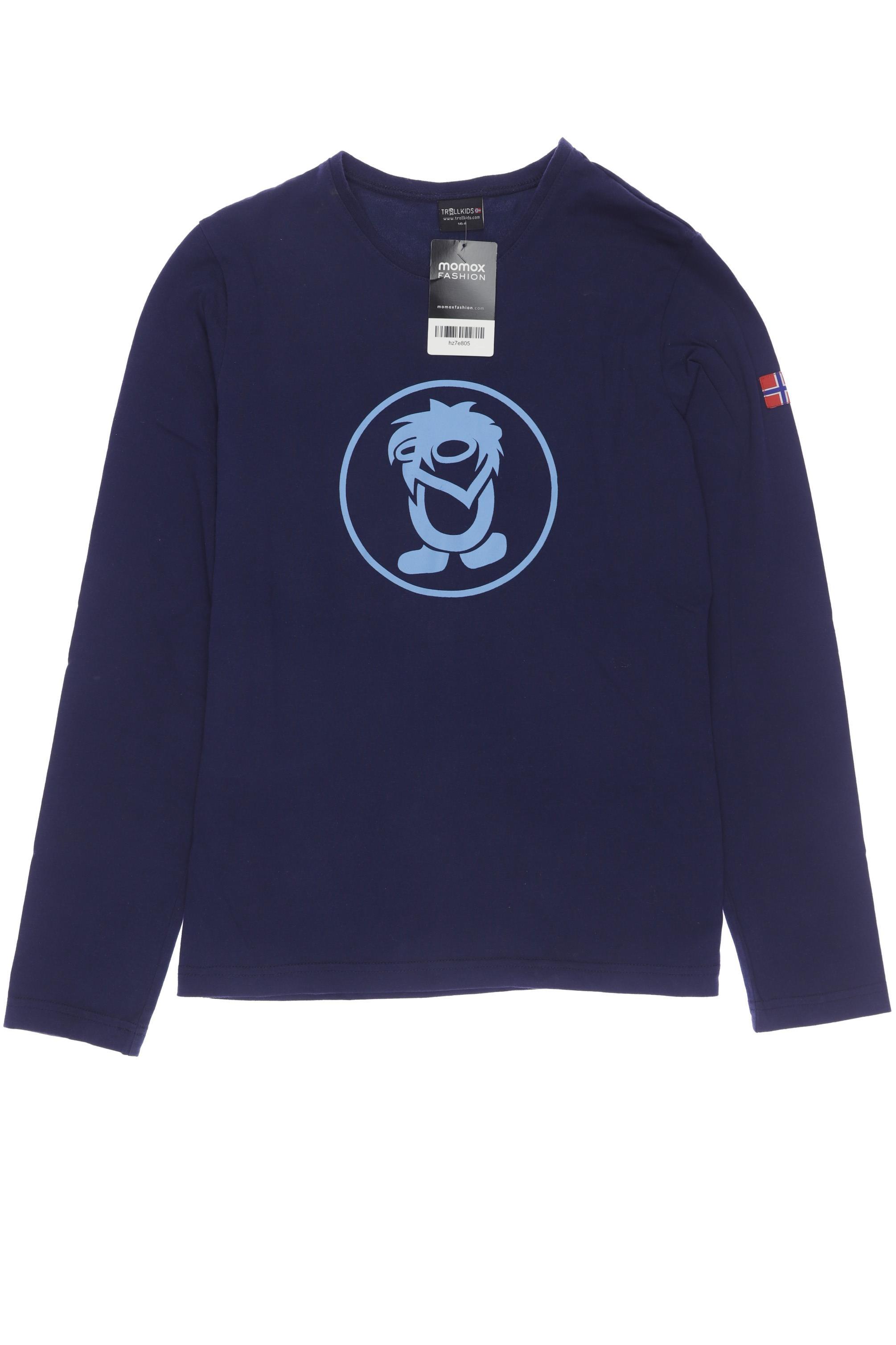 

Trollkids Herren Langarmshirt, marineblau, Gr. 164
