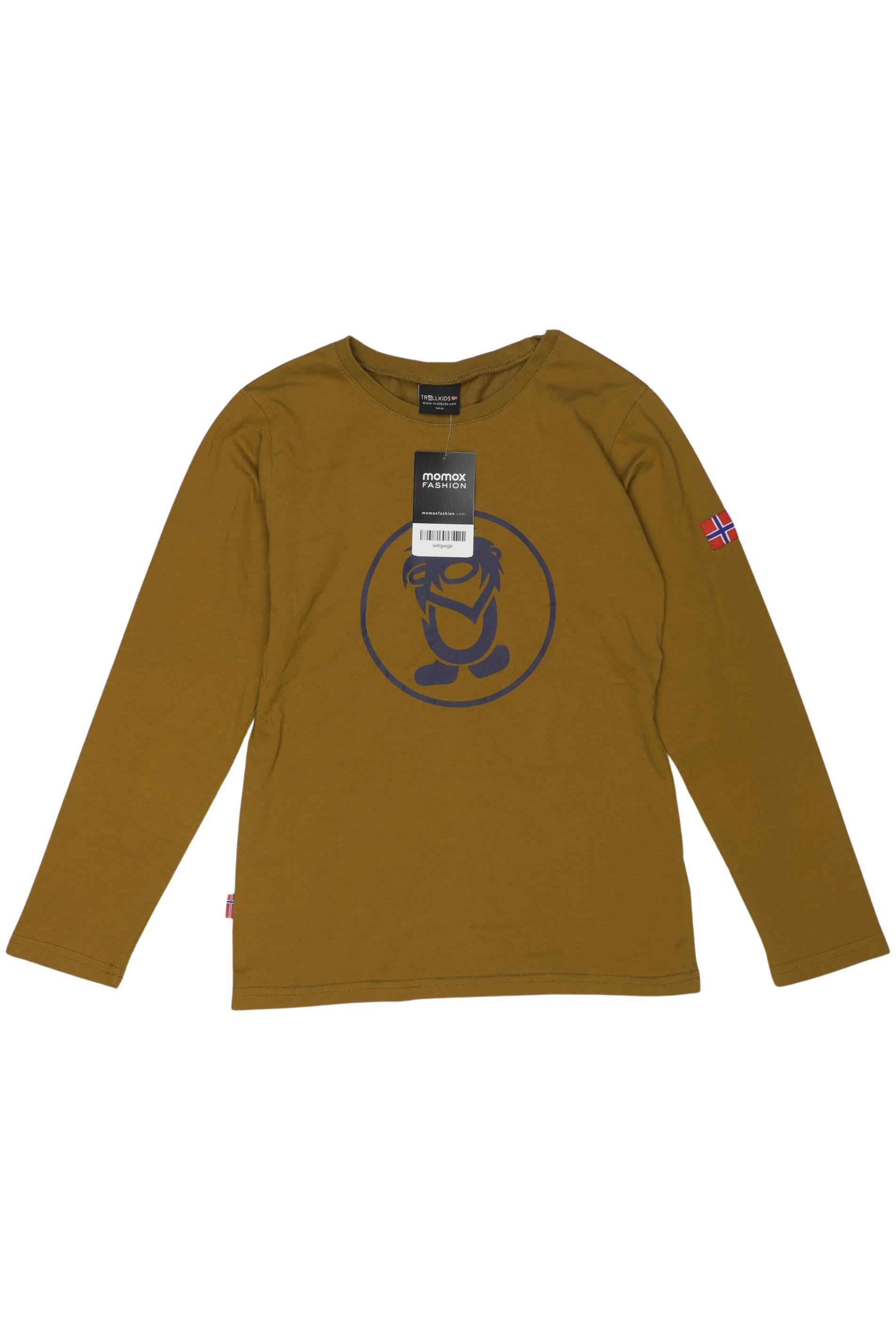 

Trollkids Jungen Langarmshirt, grün, Gr. 140