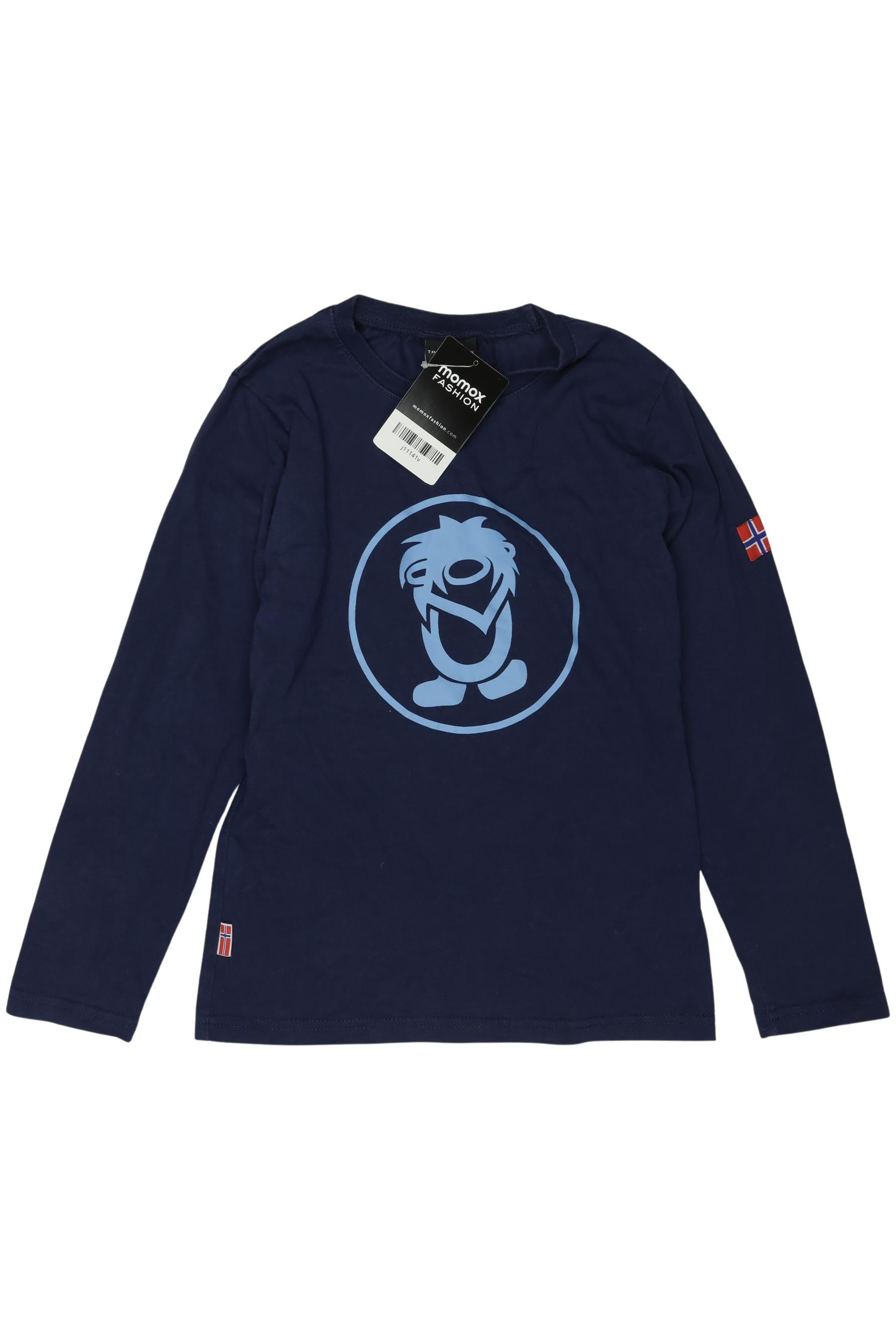 

Trollkids Jungen Langarmshirt, marineblau, Gr. 128