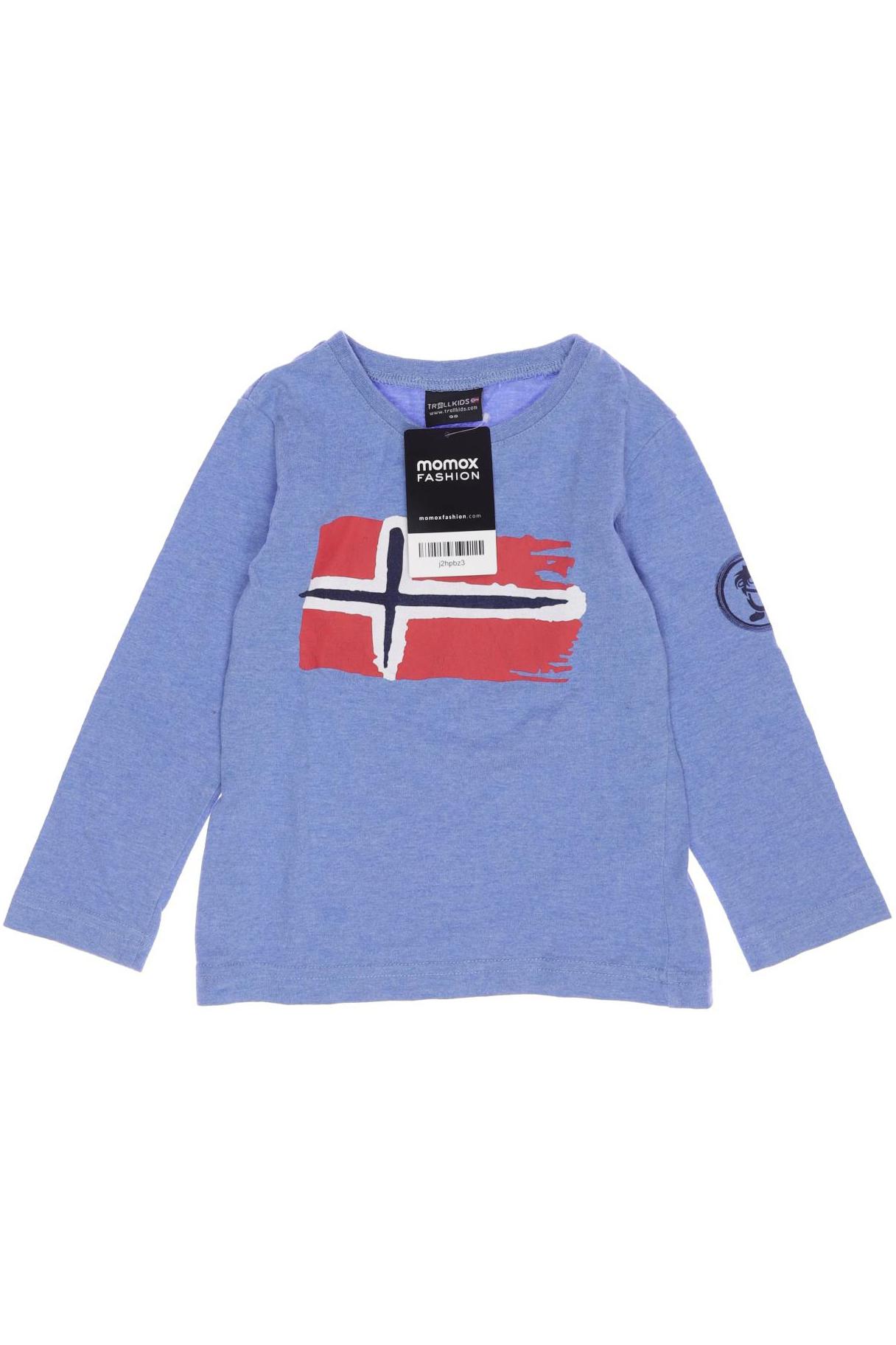 

Trollkids Herren Langarmshirt, blau, Gr. 98