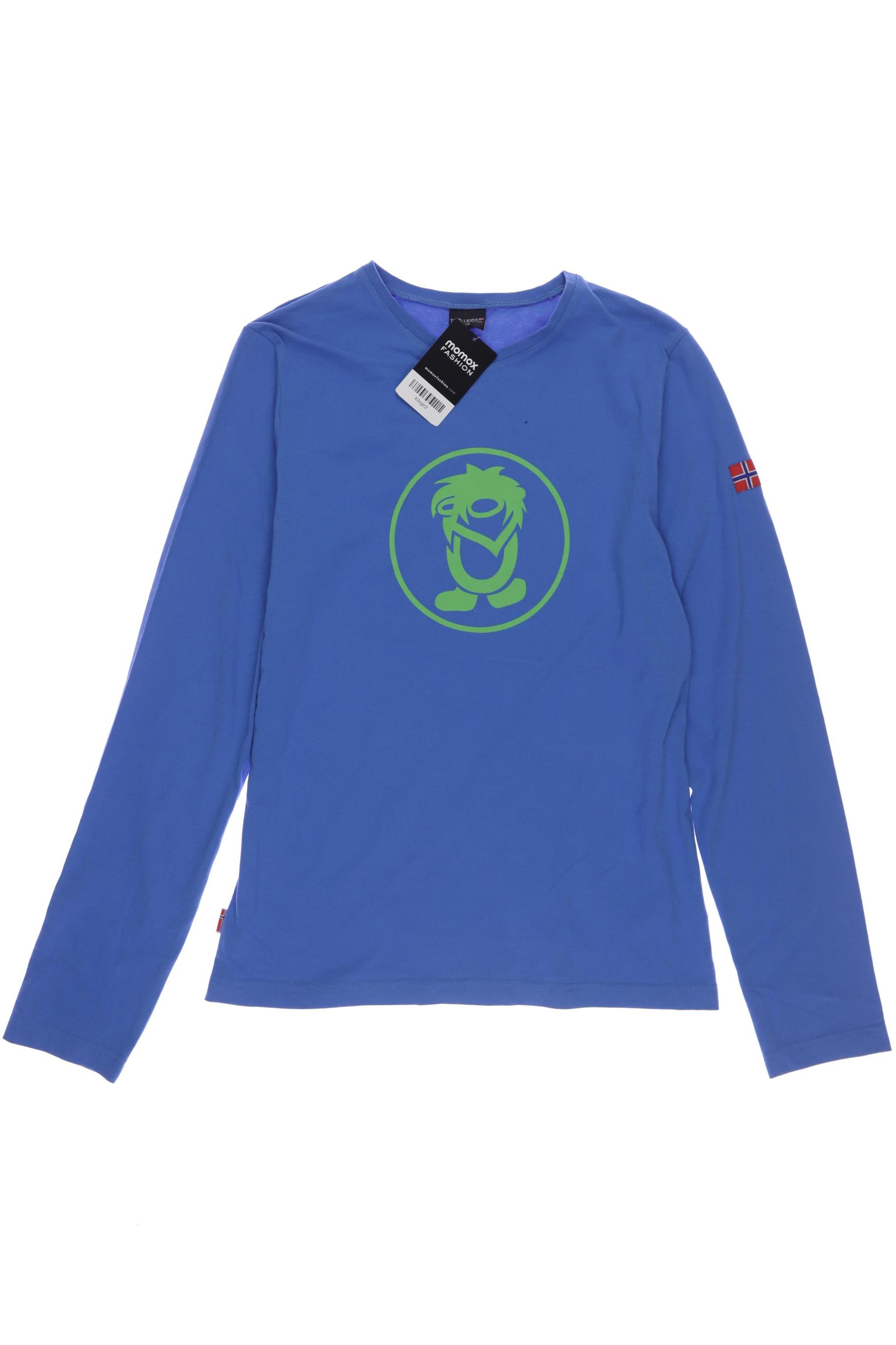 

Trollkids Jungen Langarmshirt, blau