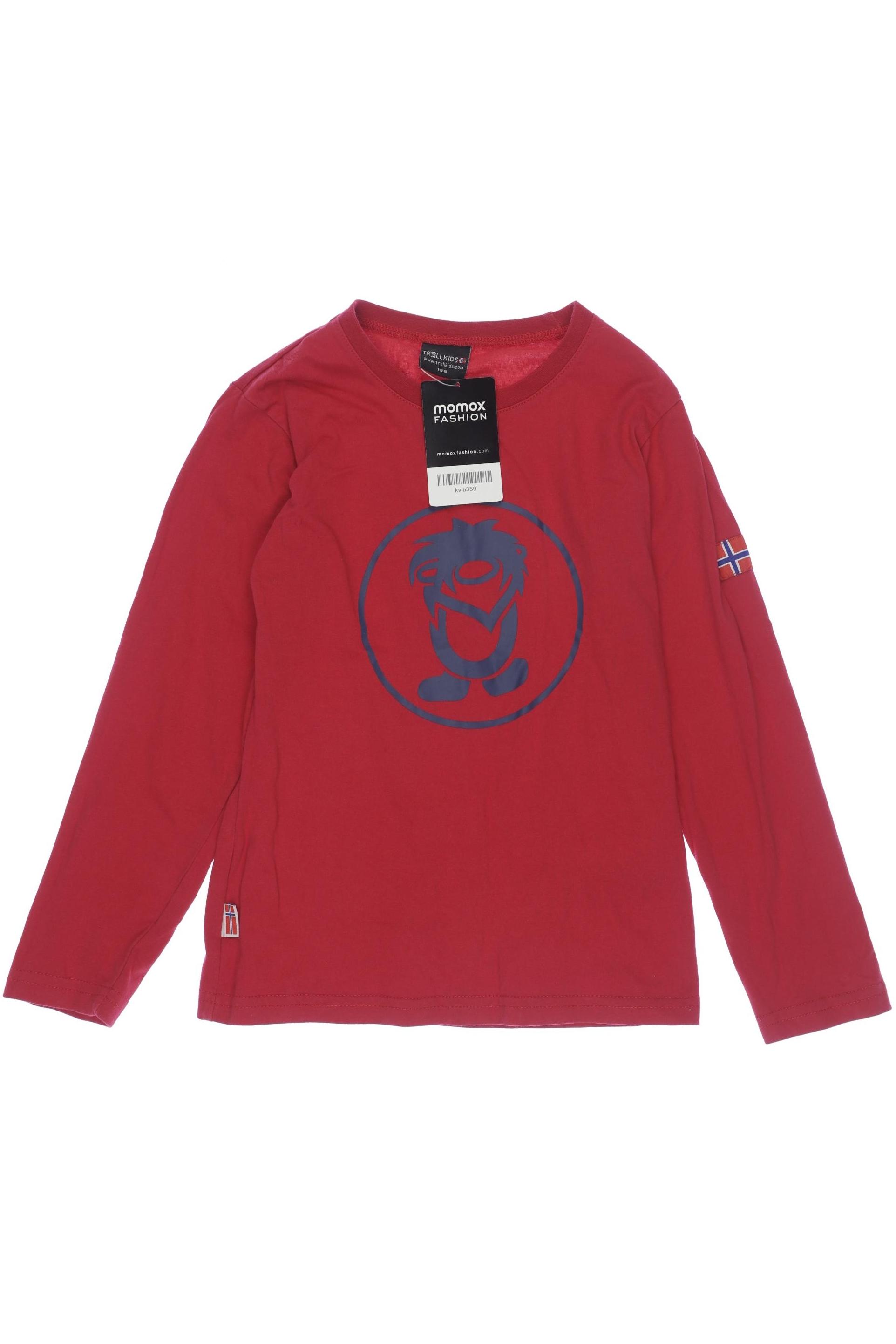 

Trollkids Herren Langarmshirt, rot, Gr. 128