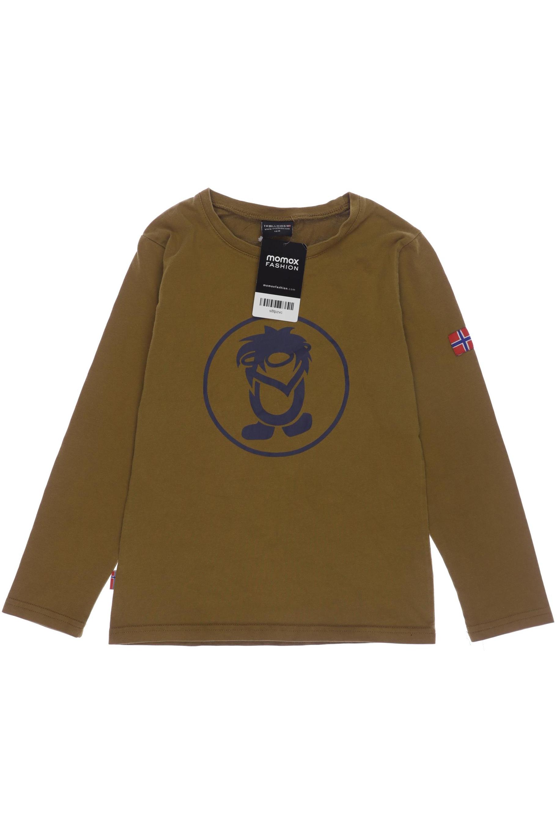 

Trollkids Herren Langarmshirt, braun, Gr. 128