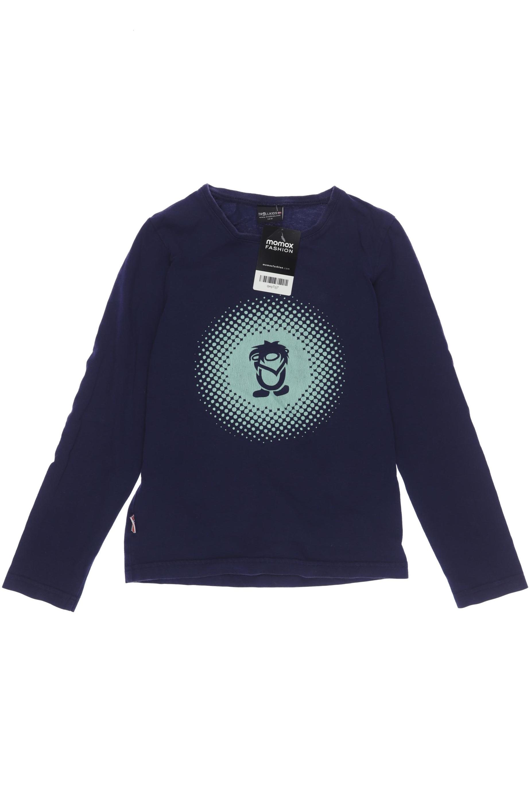 

Trollkids Herren Langarmshirt, marineblau, Gr. 140