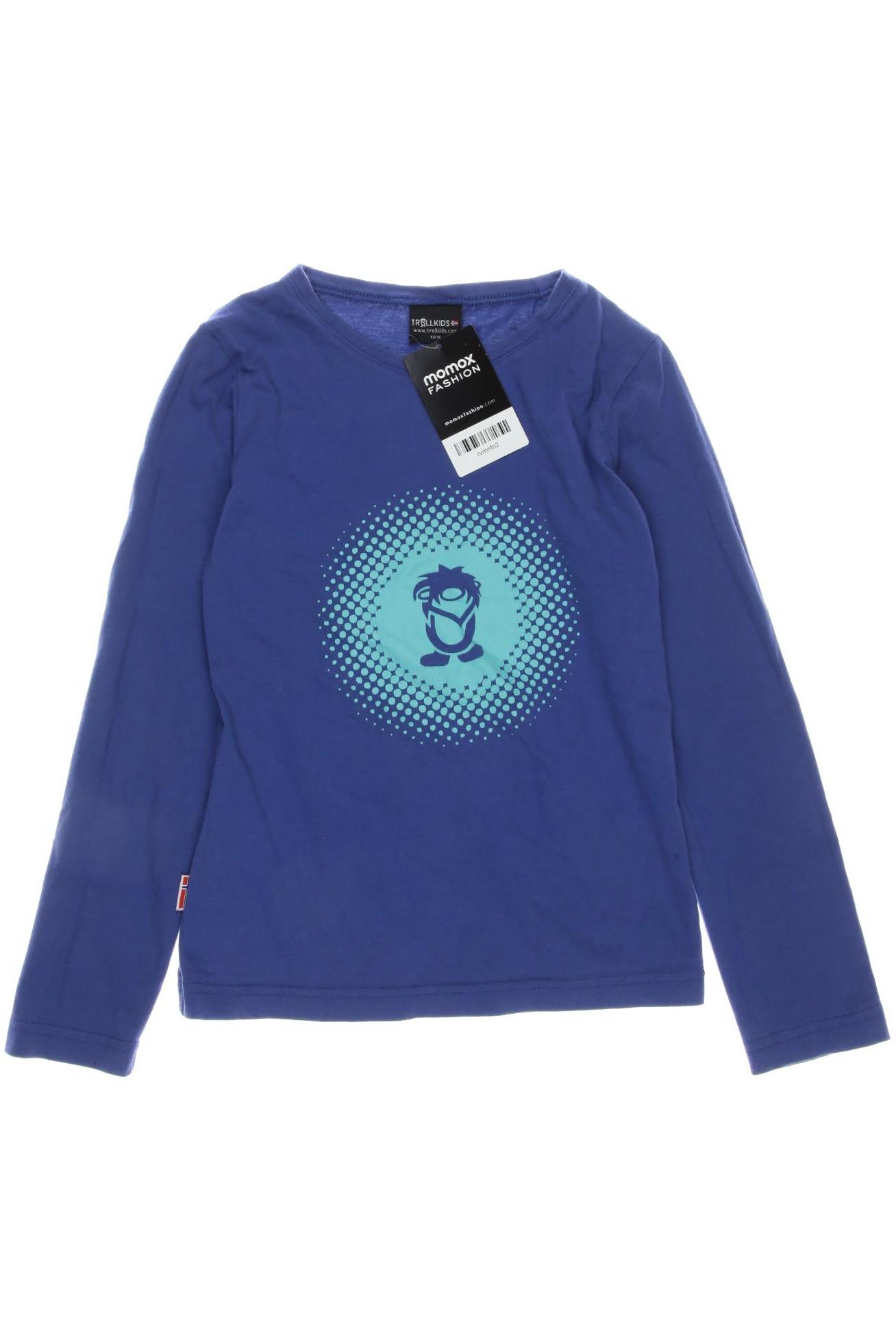 

Trollkids Herren Langarmshirt, blau, Gr. 128