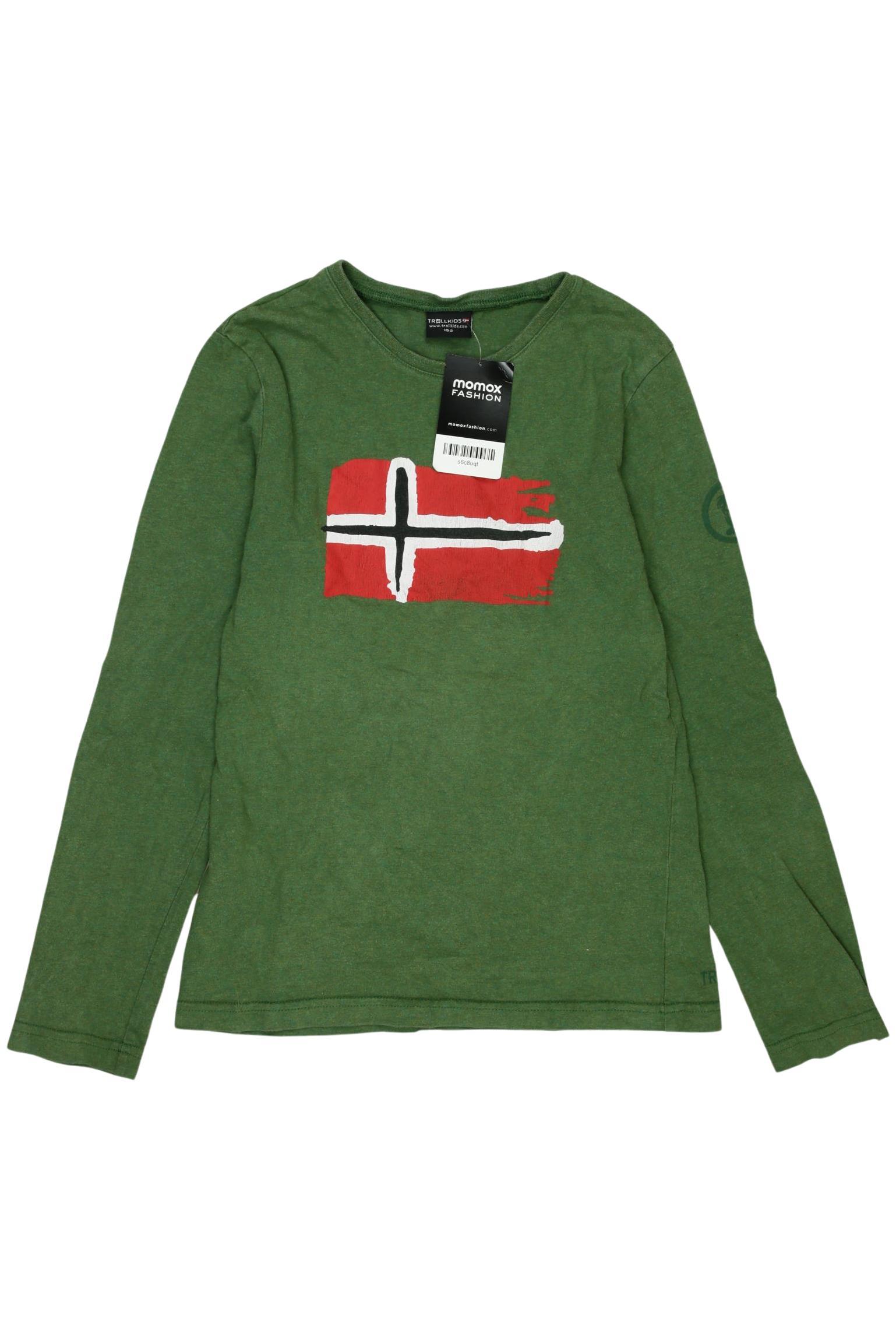 

Trollkids Herren Langarmshirt, grün, Gr. 152