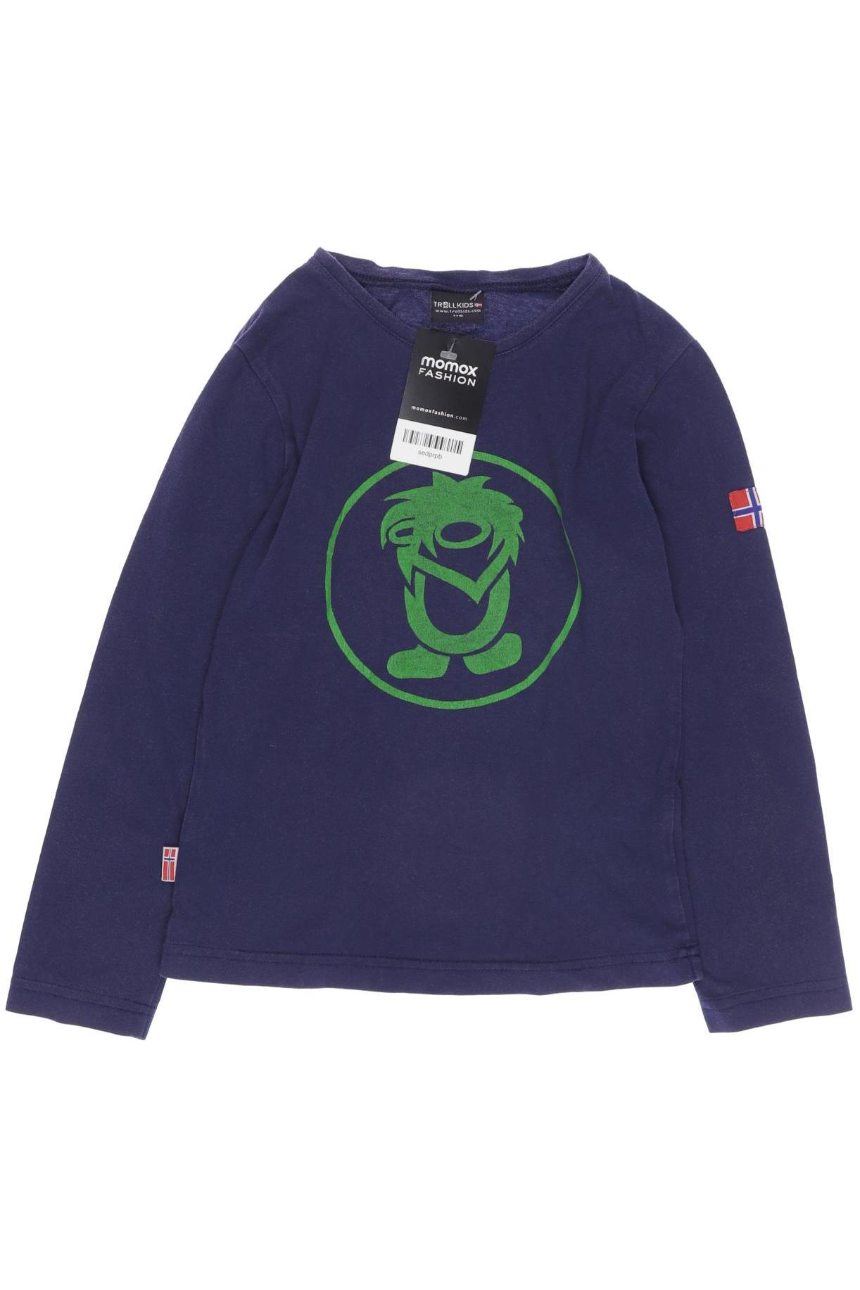 

Trollkids Jungen Langarmshirt, marineblau