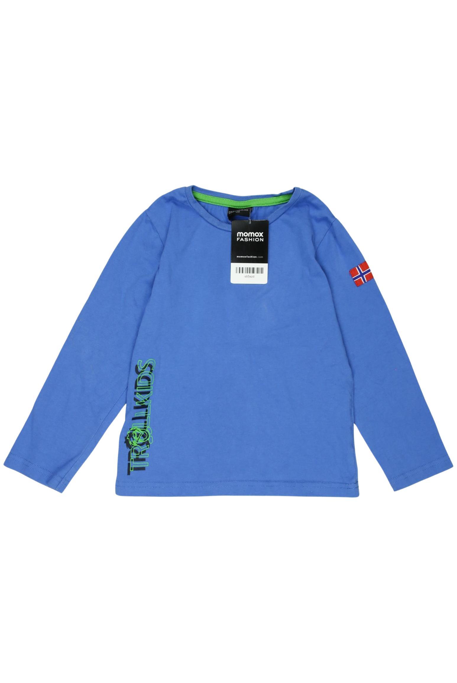 

Trollkids Herren Langarmshirt, blau, Gr. 110
