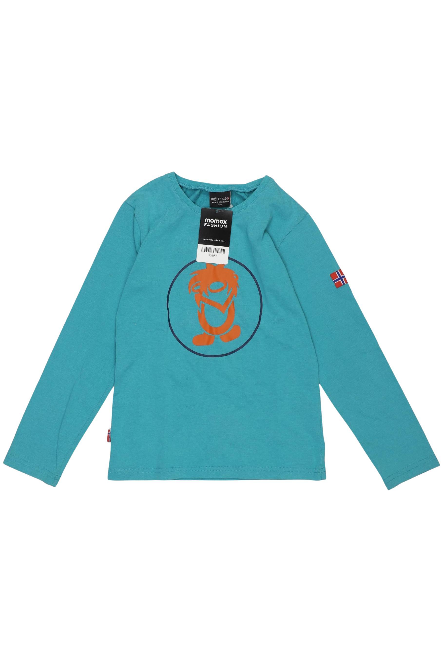

Trollkids Herren Langarmshirt, blau, Gr. 128