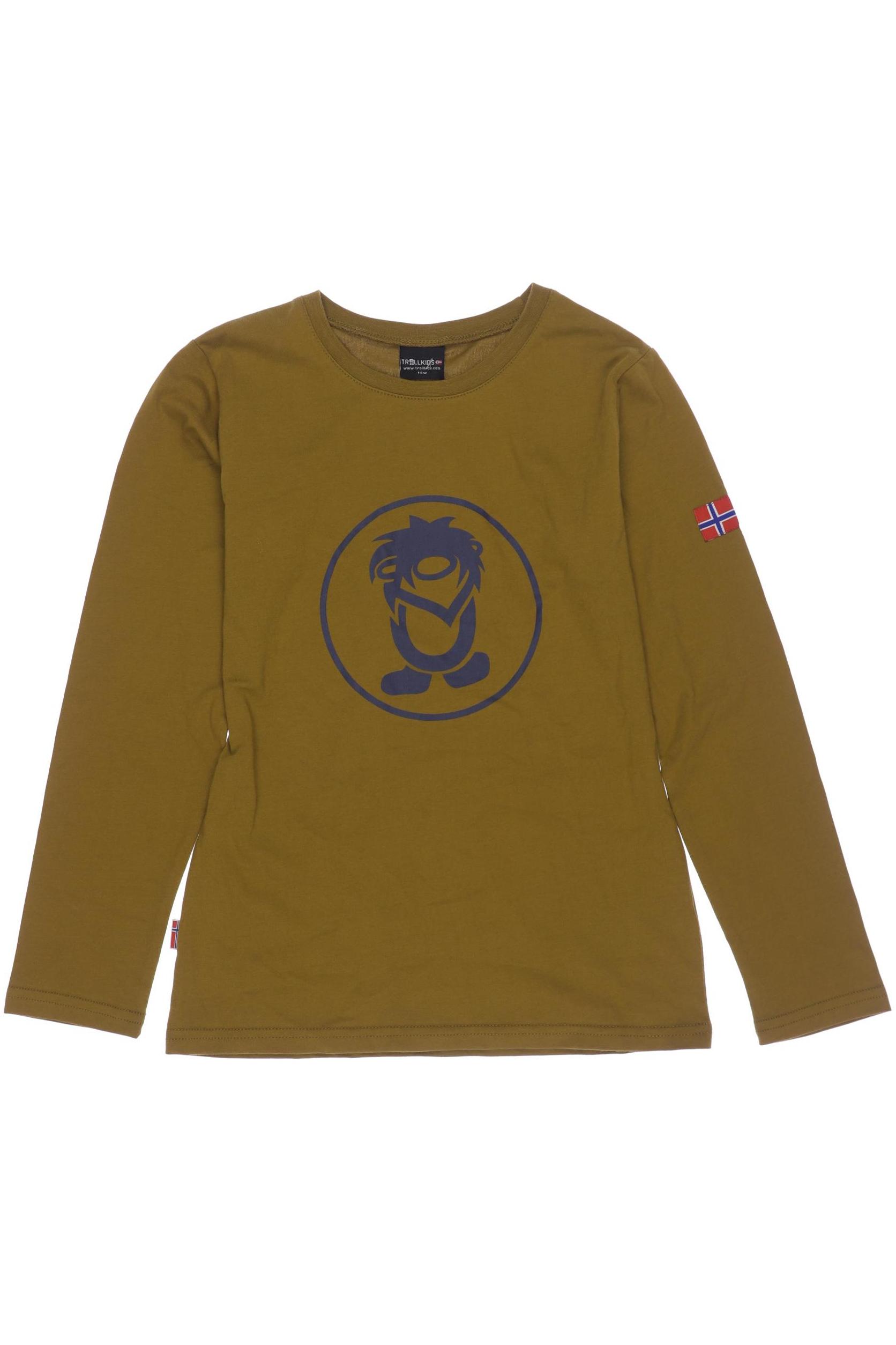 

Trollkids Herren Langarmshirt, braun, Gr. 140