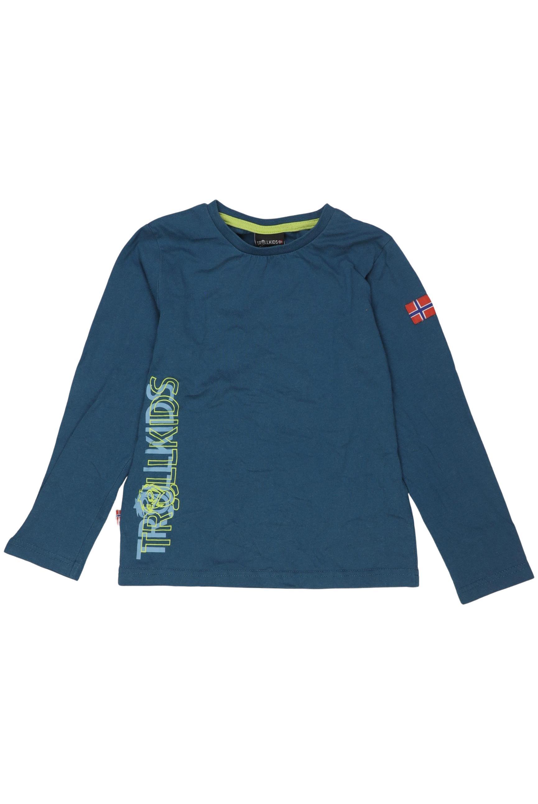 

Trollkids Jungen Langarmshirt, neon, Gr. 116