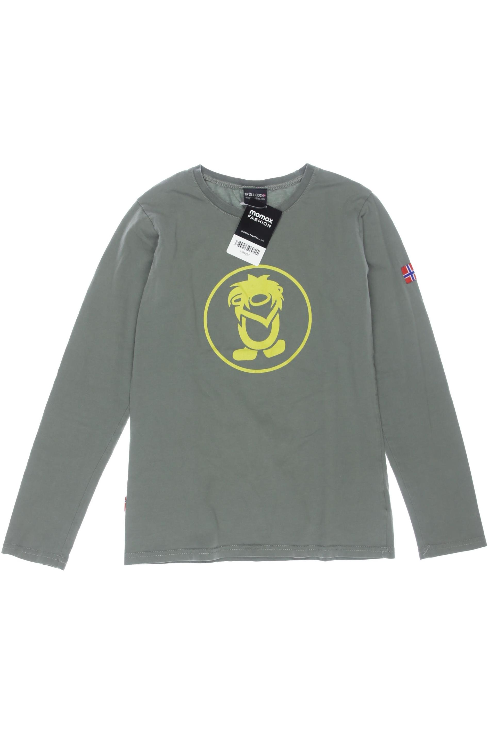 

Trollkids Herren Langarmshirt, grün, Gr. 152