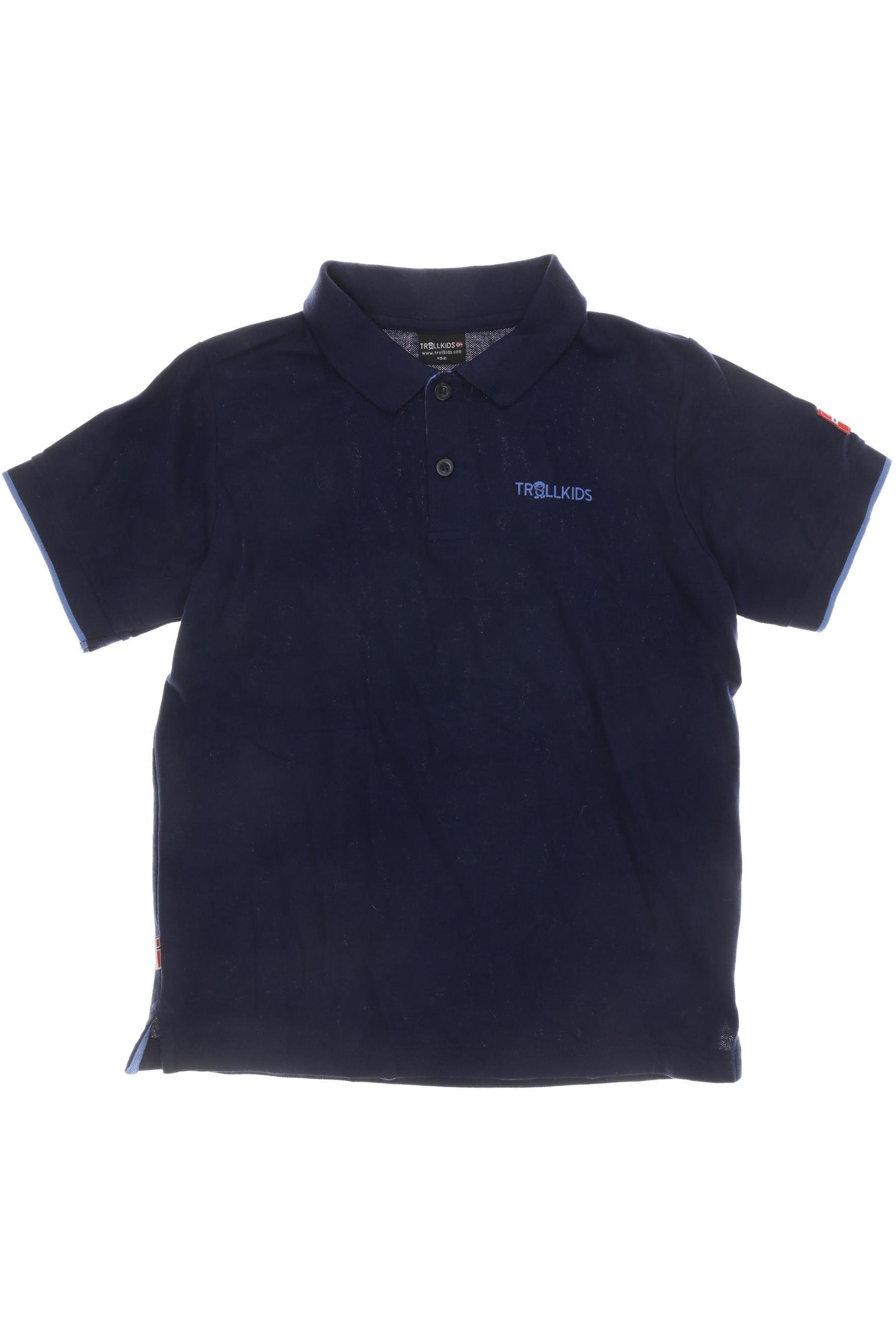 

Trollkids Jungen Poloshirt, blau, Gr. 152