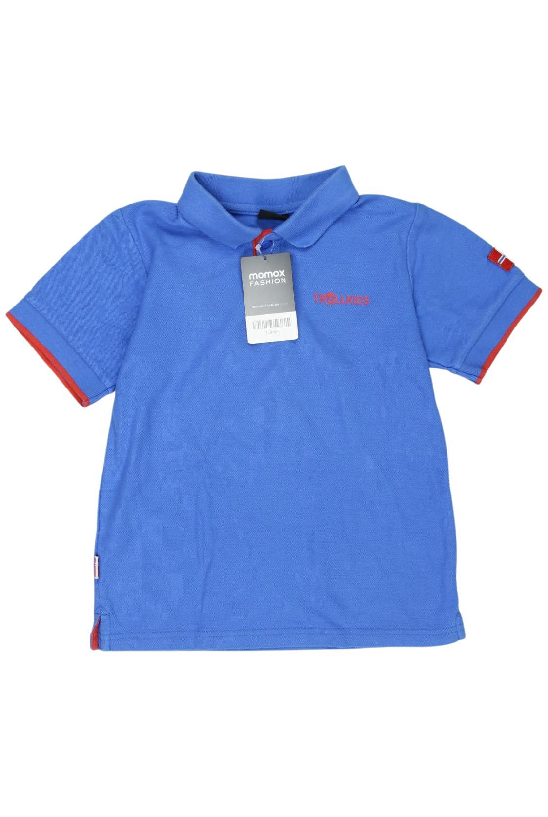 

Trollkids Herren Poloshirt, blau, Gr. 128
