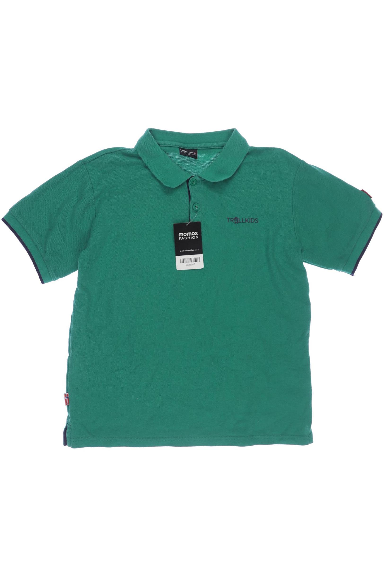 

Trollkids Jungen Poloshirt, grün