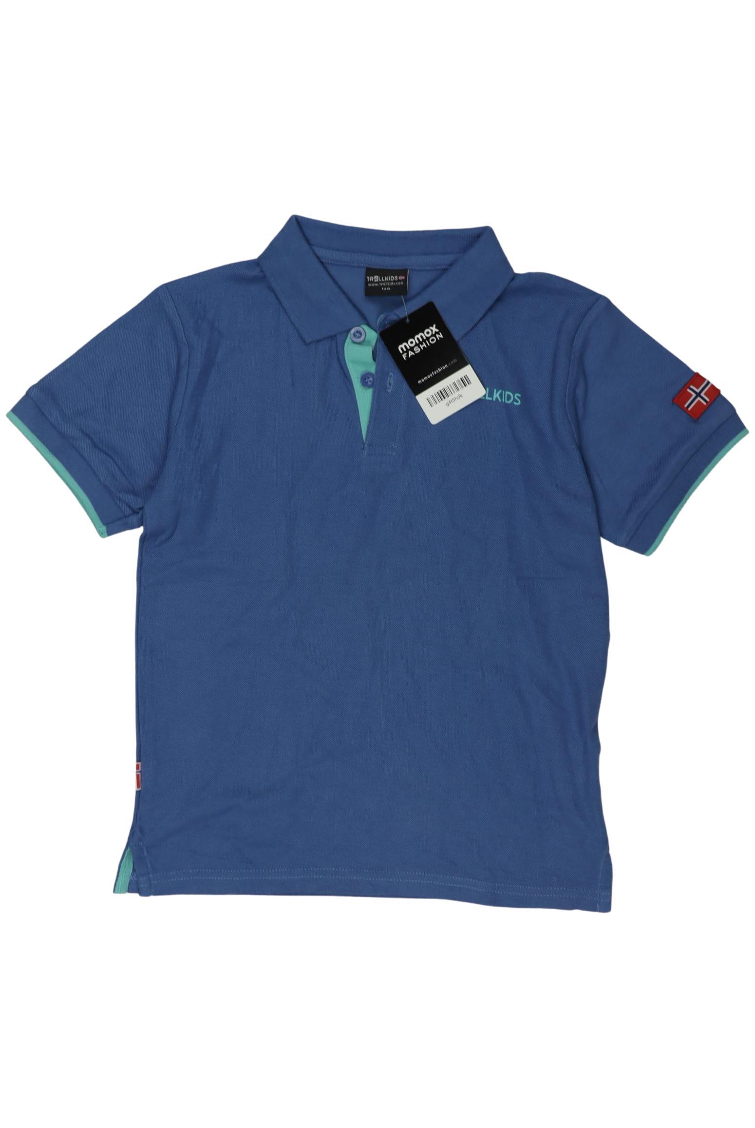 

Trollkids Jungen Poloshirt, hellblau, Gr. 140