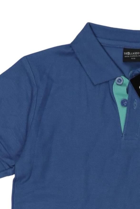 Thumbnail - Trollkids Jungen Poloshirt, hellblau, Gr. 140