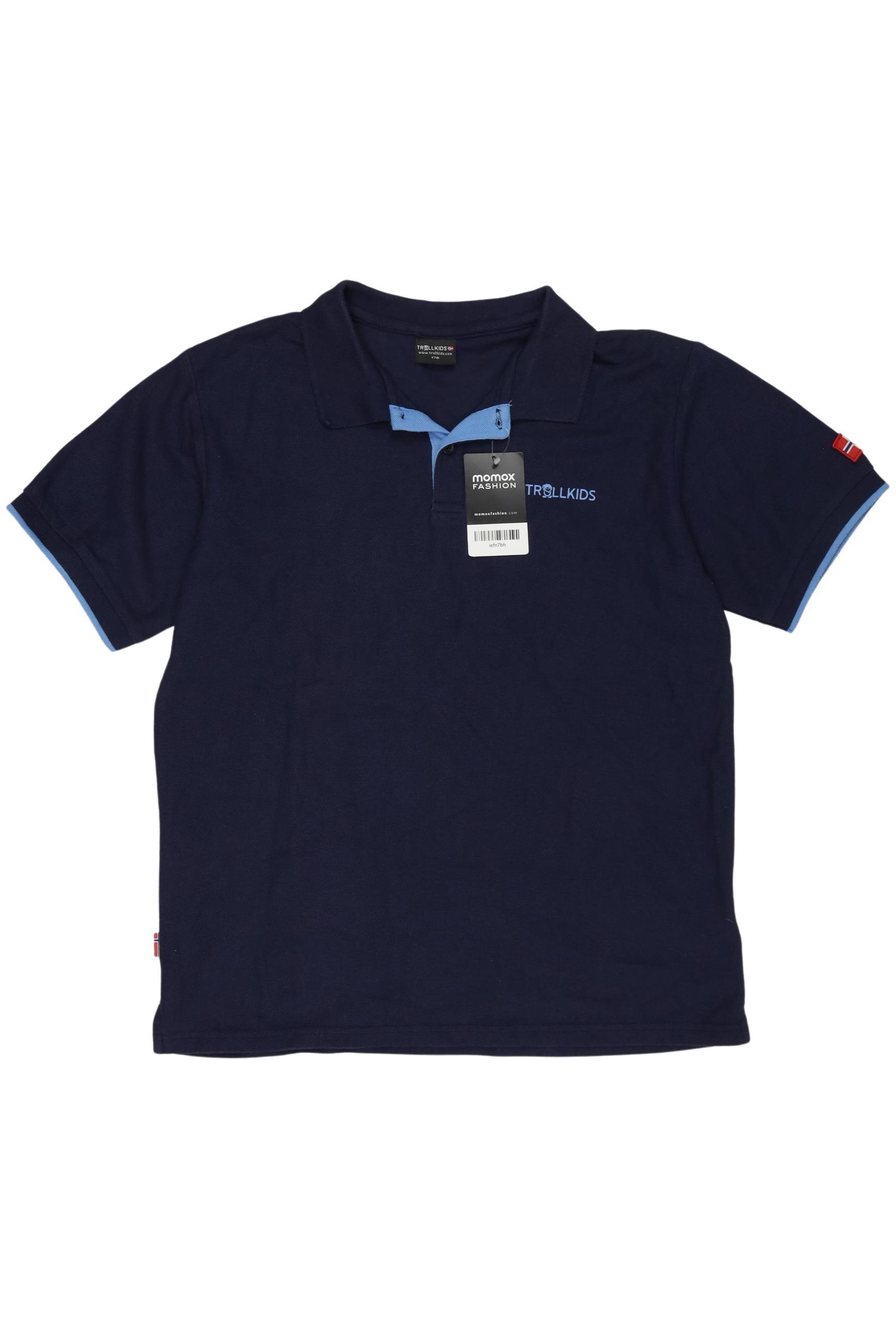 

Trollkids Jungen Poloshirt, marineblau, Gr. 176